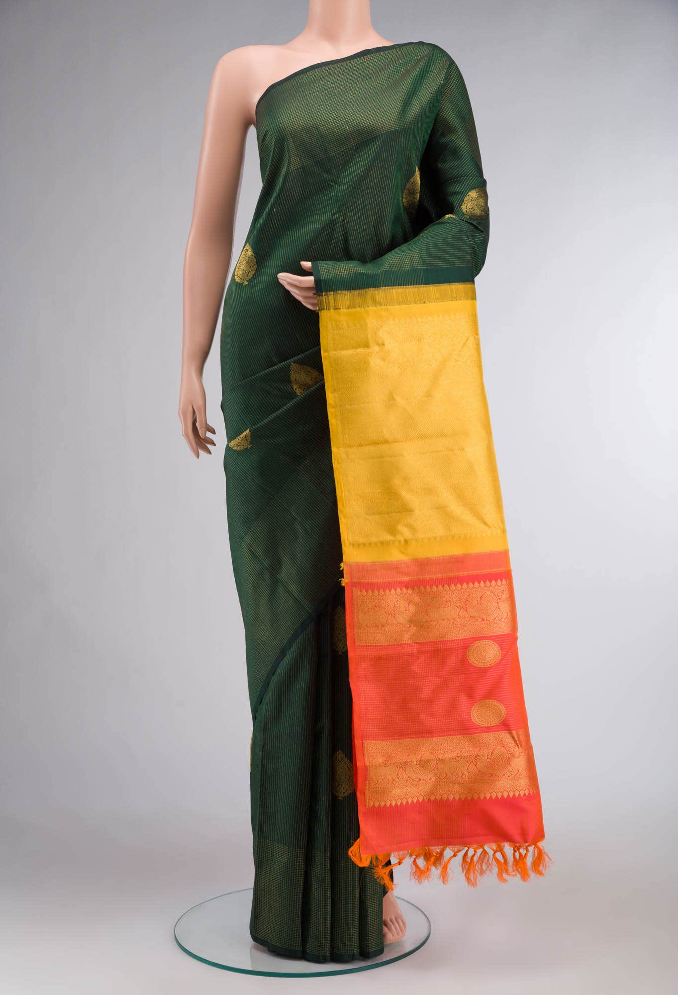 Green Kanchipuram Silk Saree