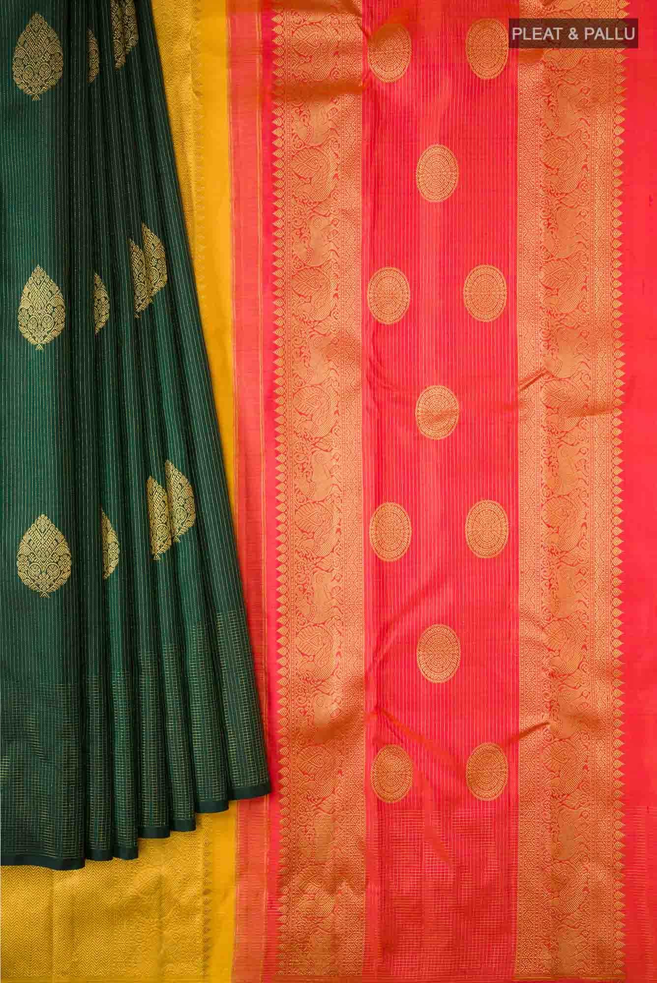 Green Kanchipuram Silk Saree