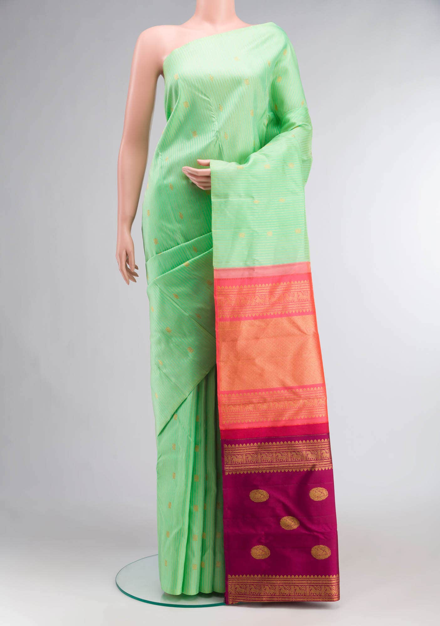 Green Kanchipuram Silk Saree