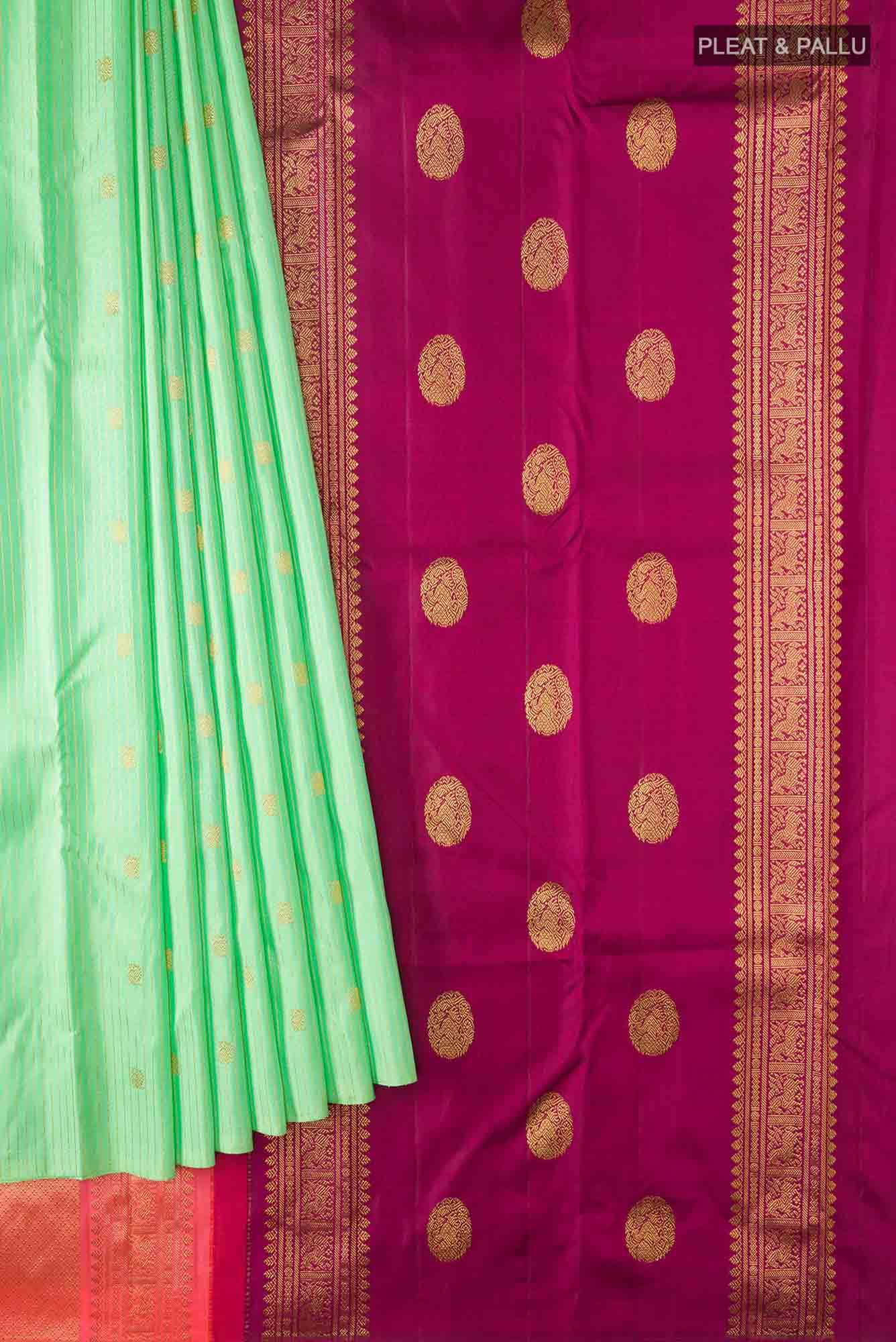 Green Kanchipuram Silk Saree
