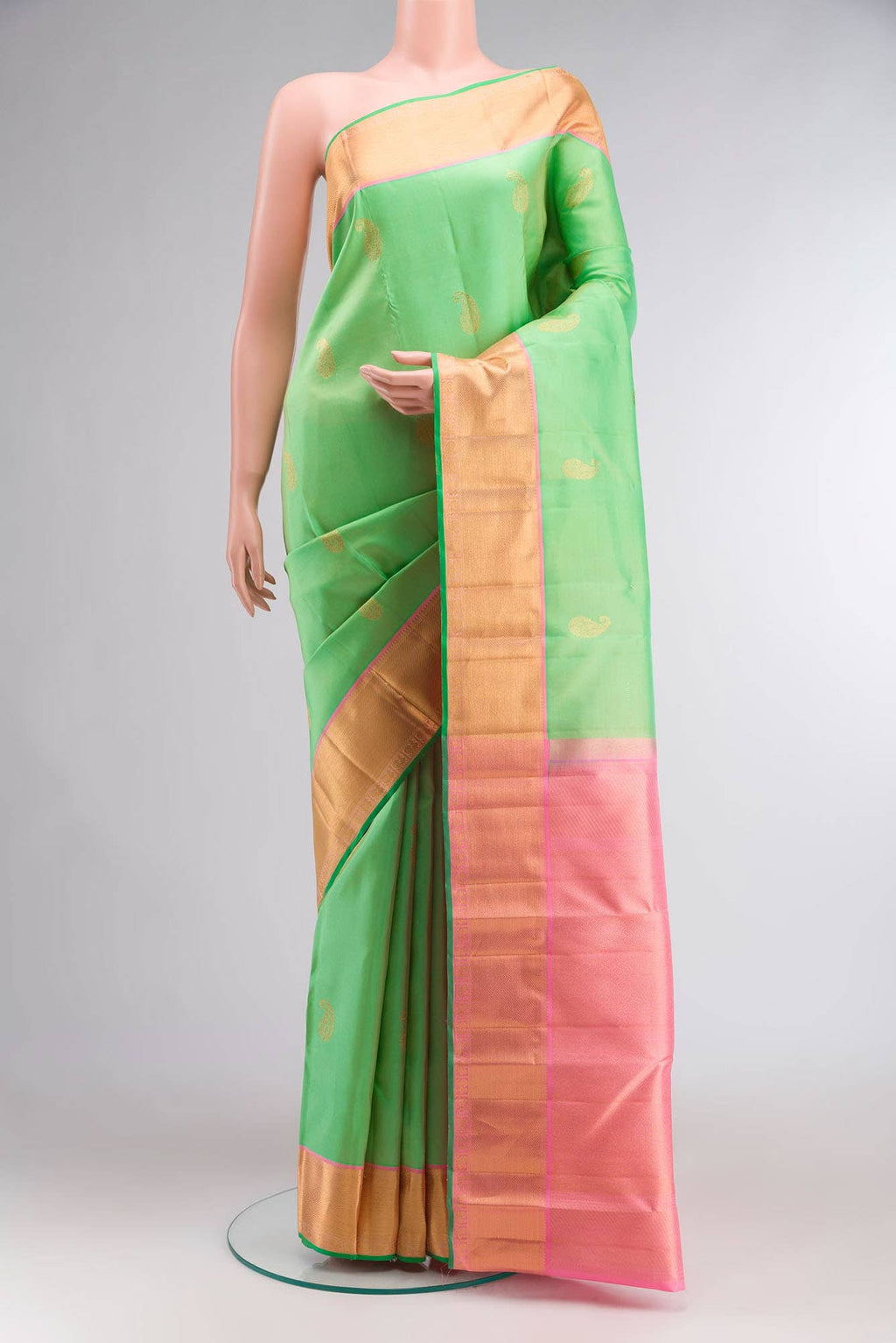 Green Kanchipuram Silk Saree