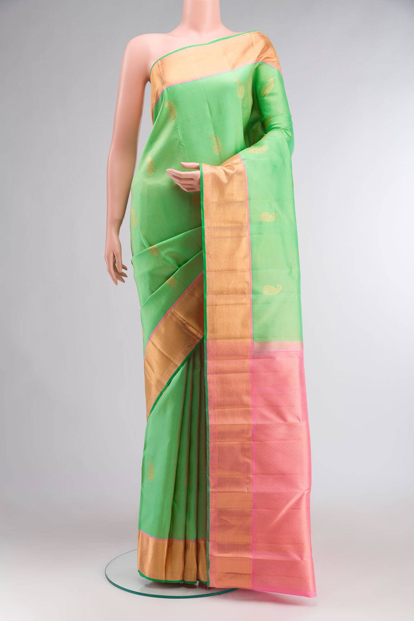 Green Kanchipuram Silk Saree