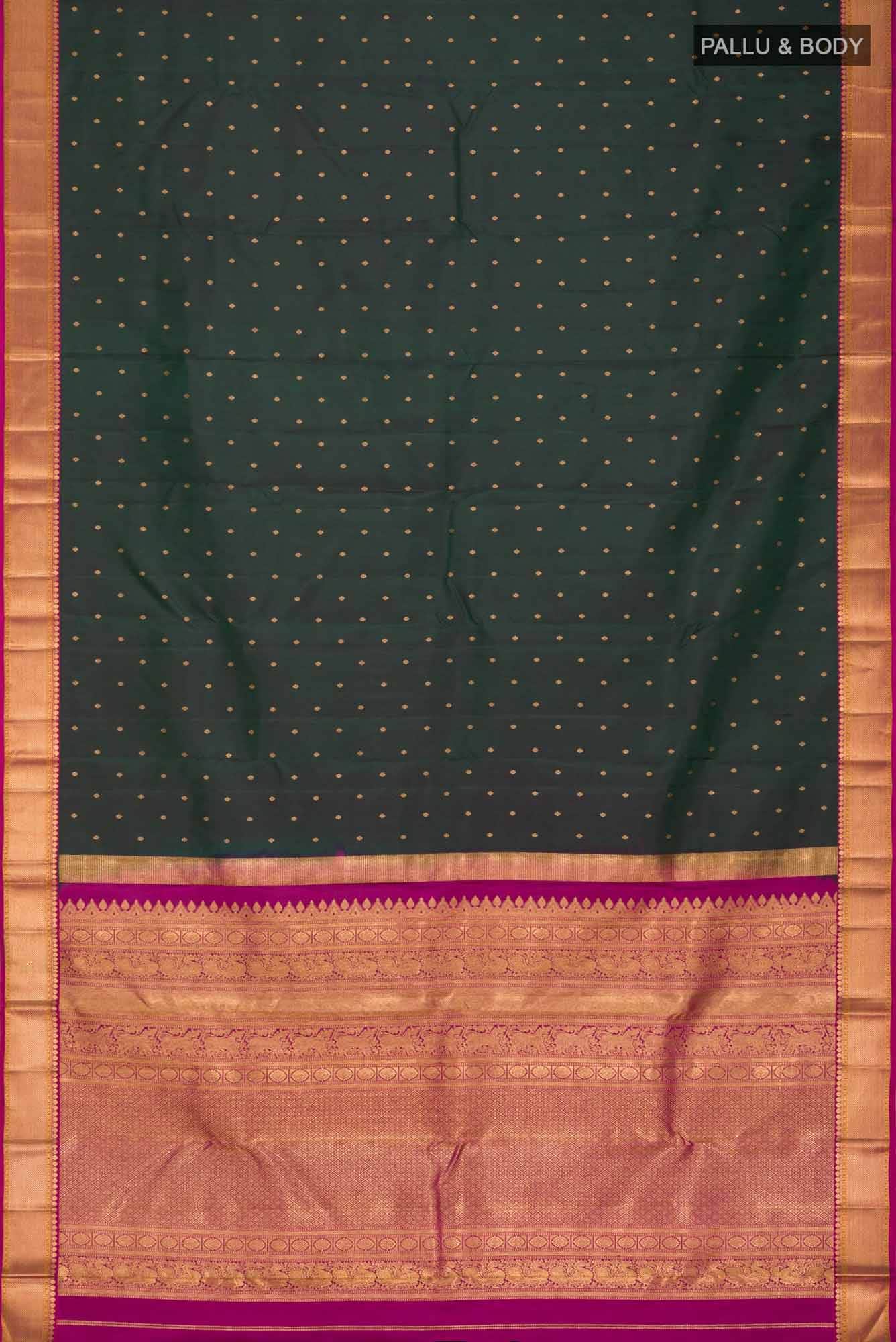Green Kanchipuram Silk Saree