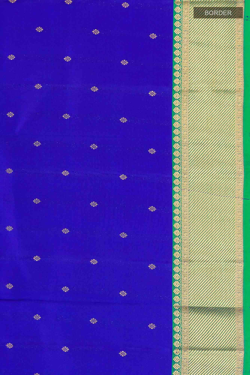 Blue Kanchipuram Silk Saree