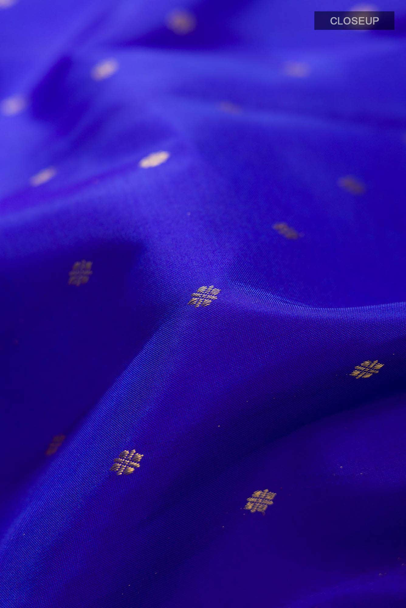 Blue Kanchipuram Silk Saree