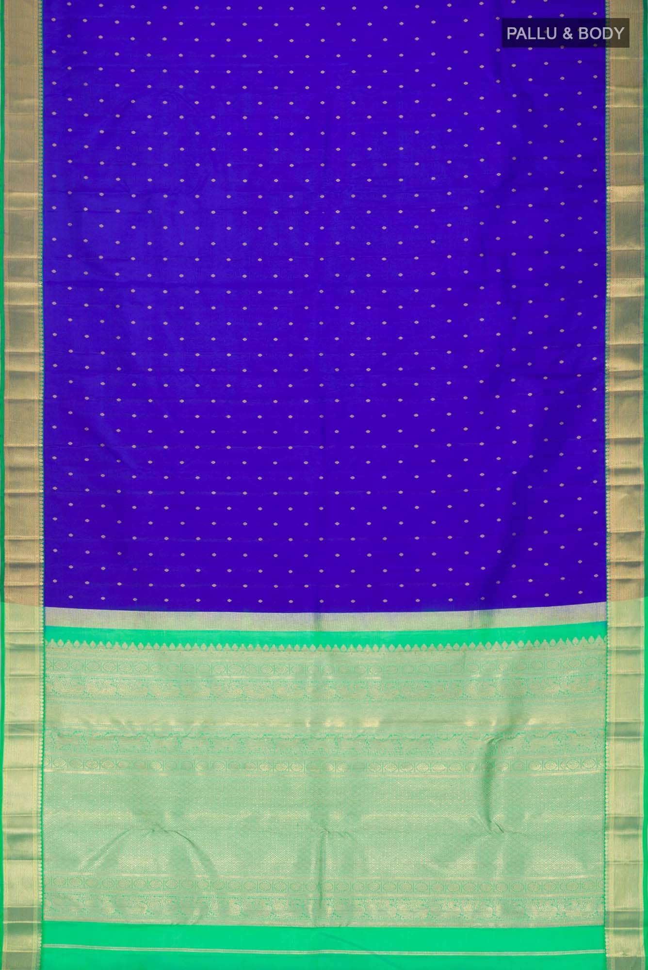 Blue Kanchipuram Silk Saree