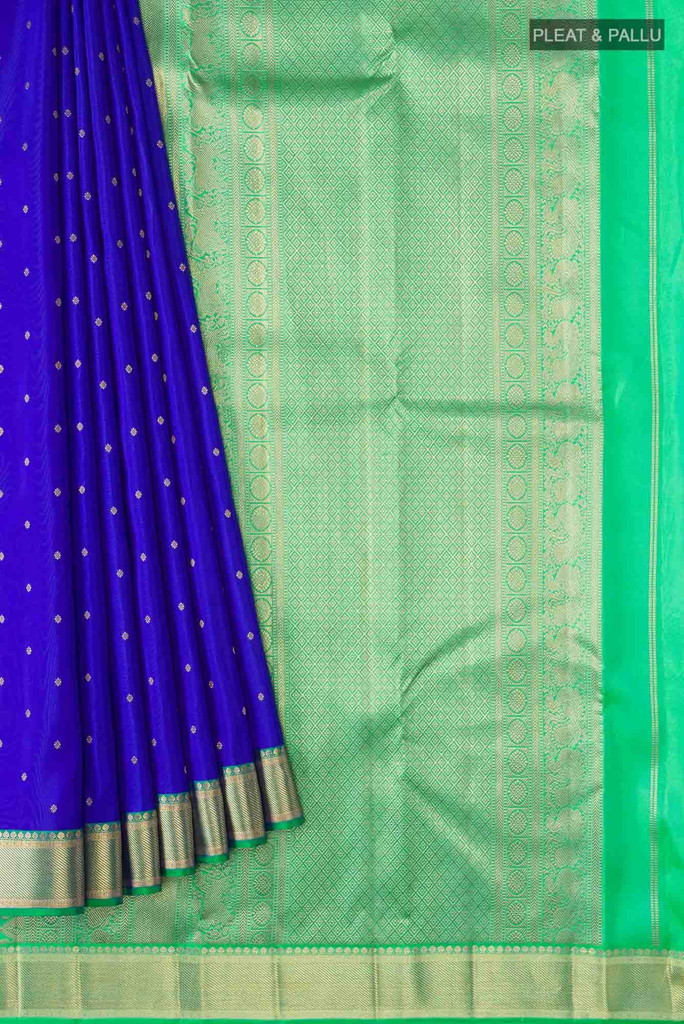 Blue Kanchipuram Silk Saree