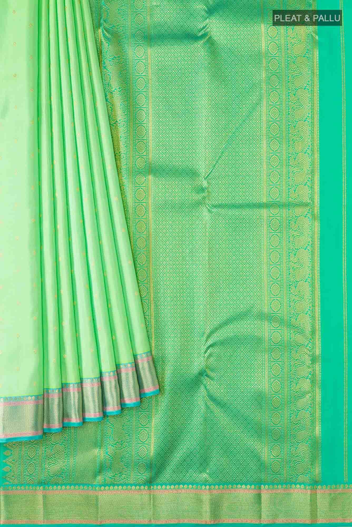 Green Kanchipuram Silk Saree