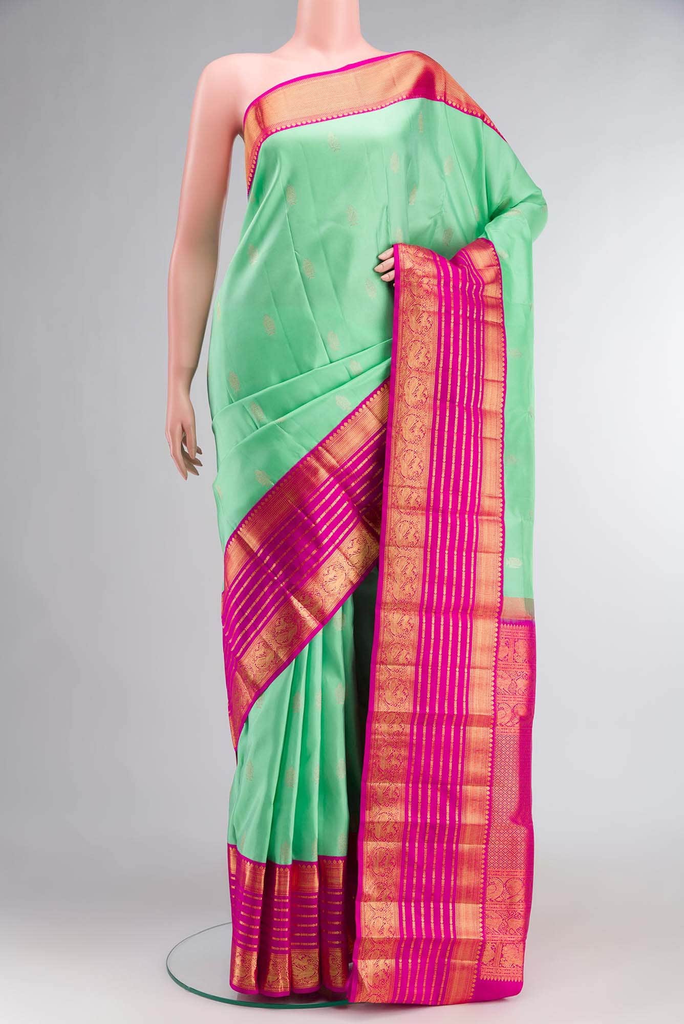 Green Kanchipuram Silk Saree