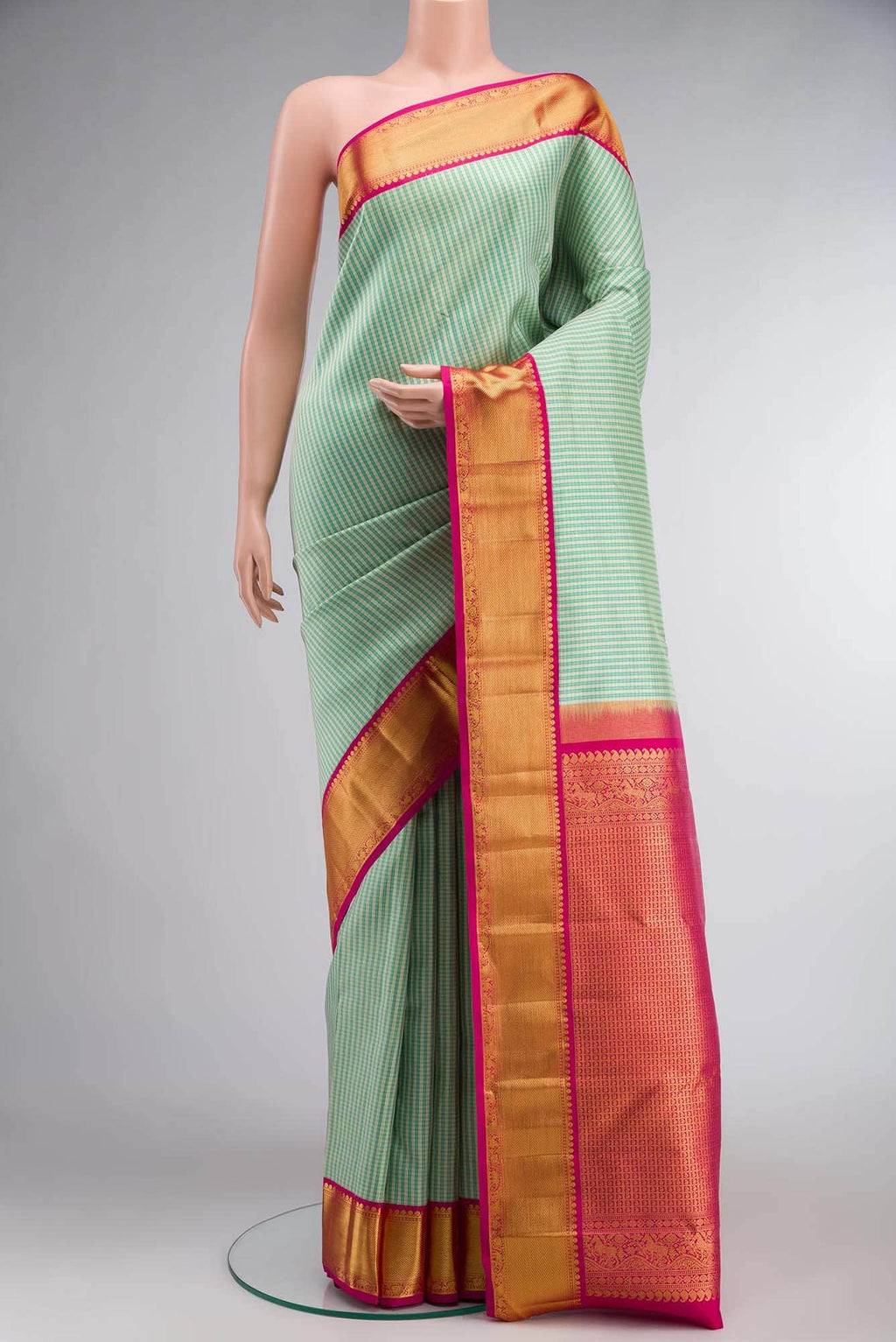 Green Kanchipuram Silk Saree