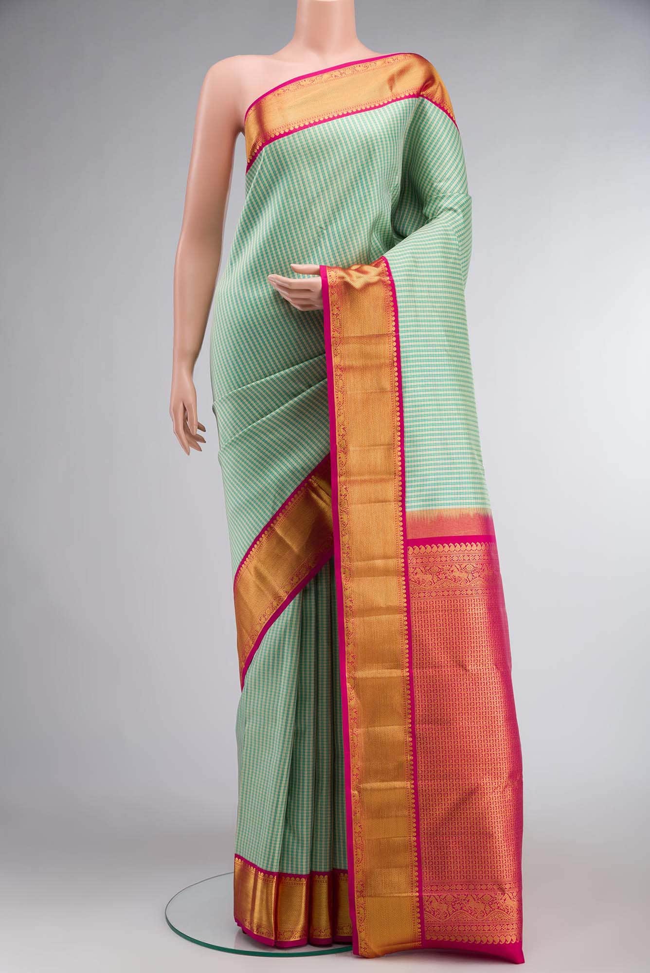 Green Kanchipuram Silk Saree