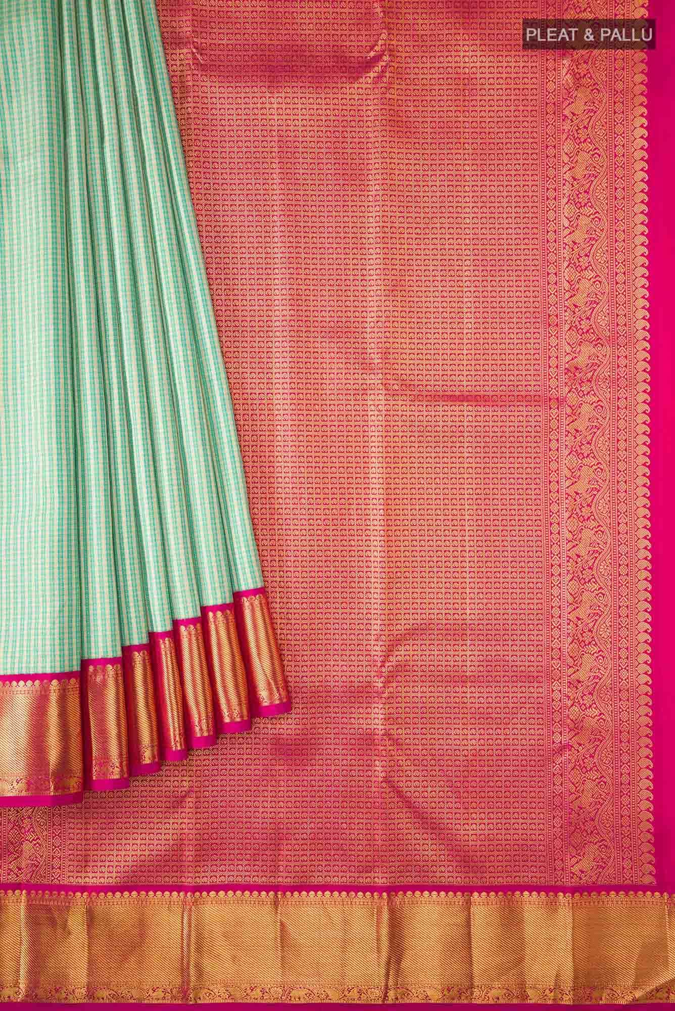 Green Kanchipuram Silk Saree
