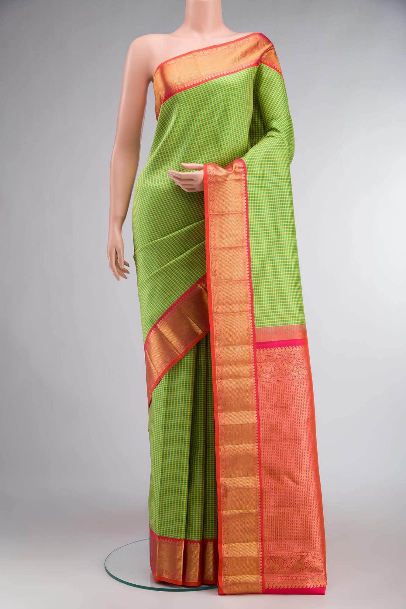 Green Kanchipuram Silk Saree