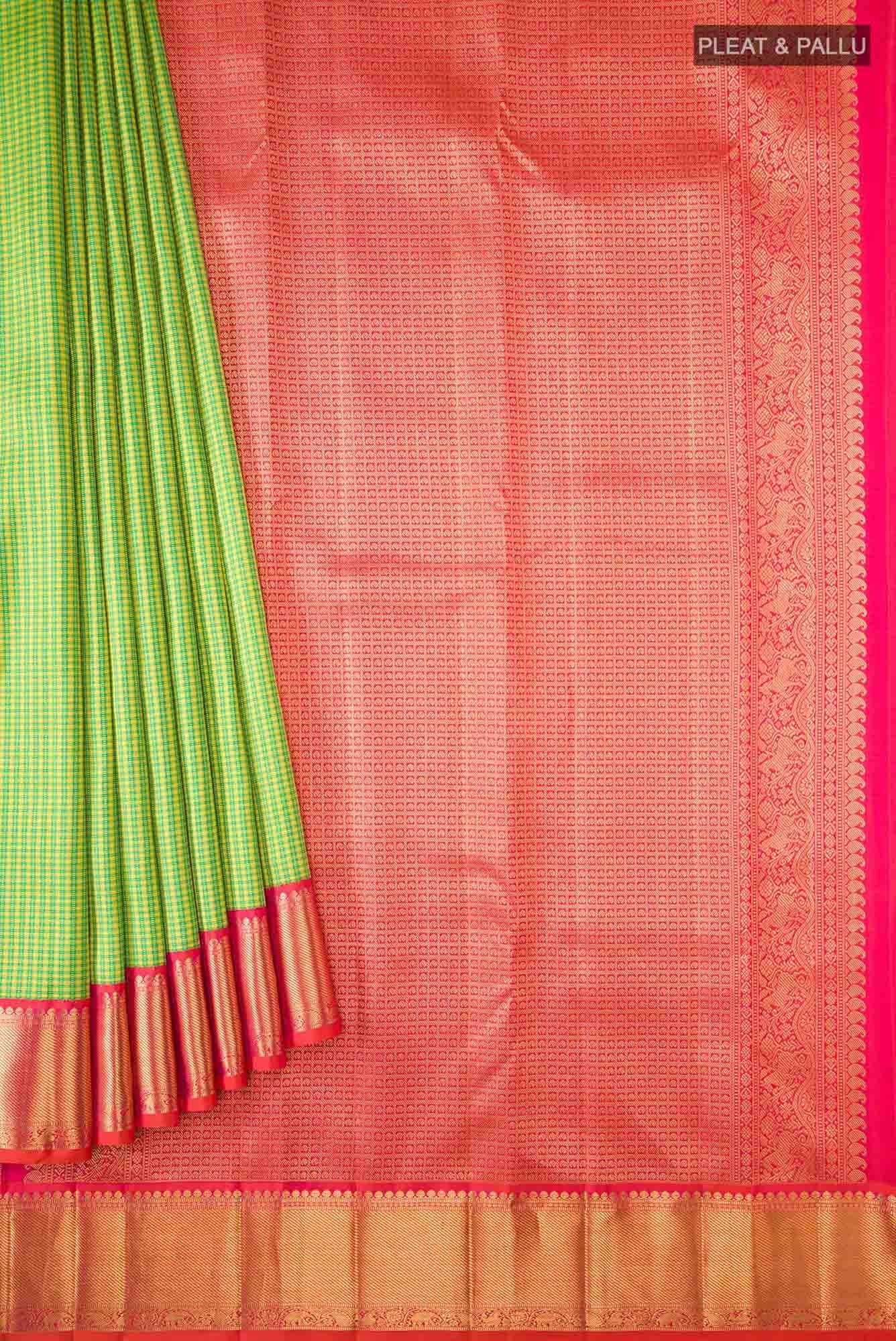 Green Kanchipuram Silk Saree