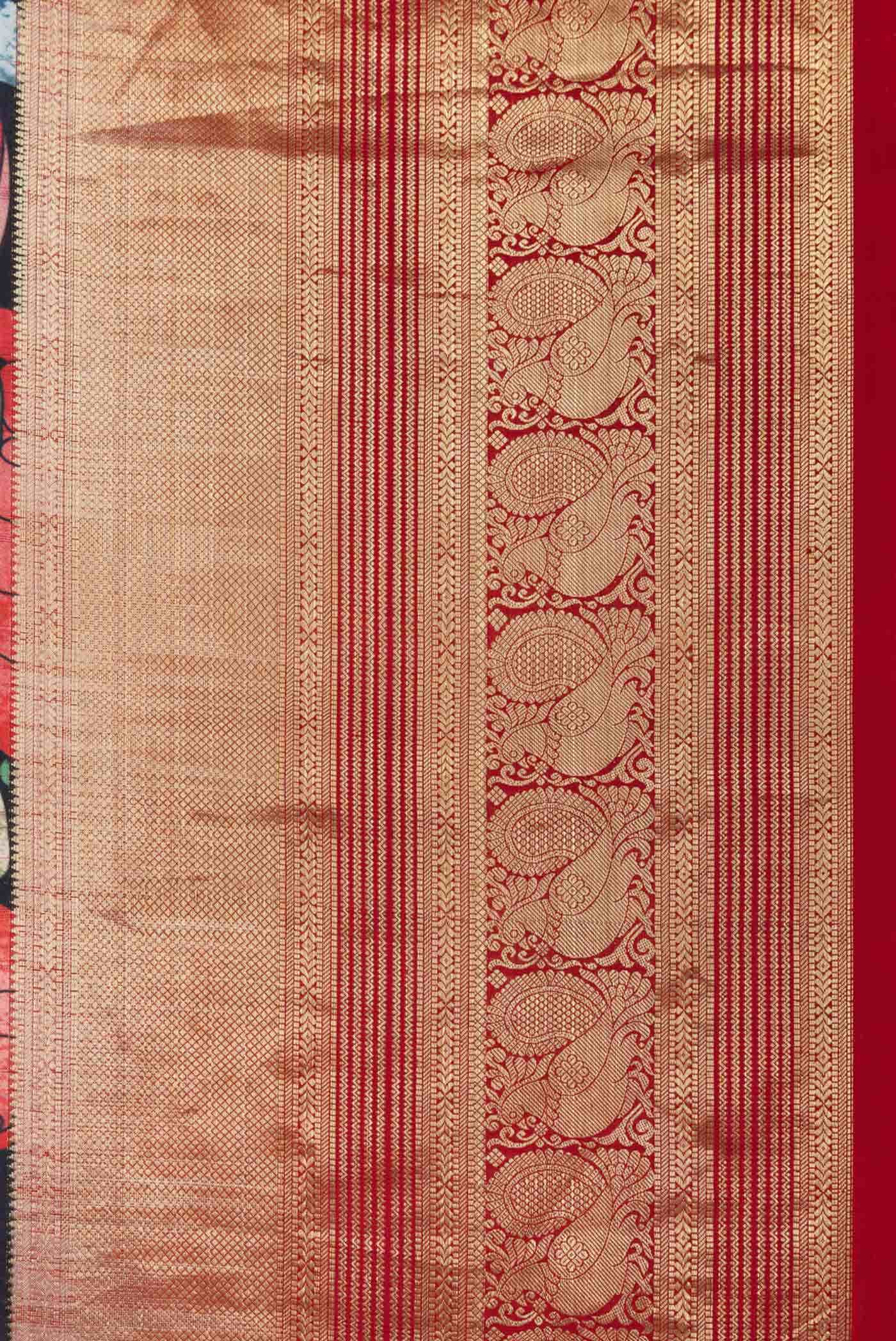 Black Kanchipuram Silk Saree