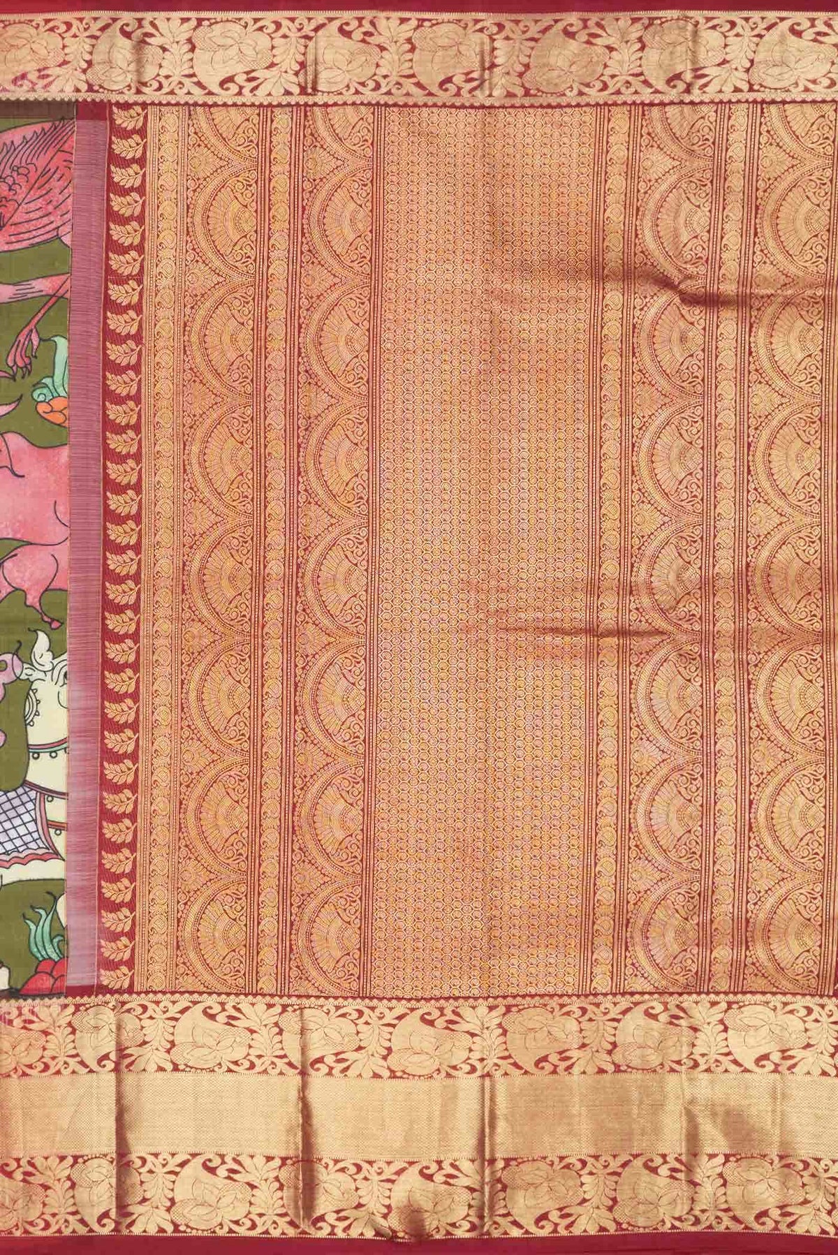 Green Kanchipuram Silk Saree