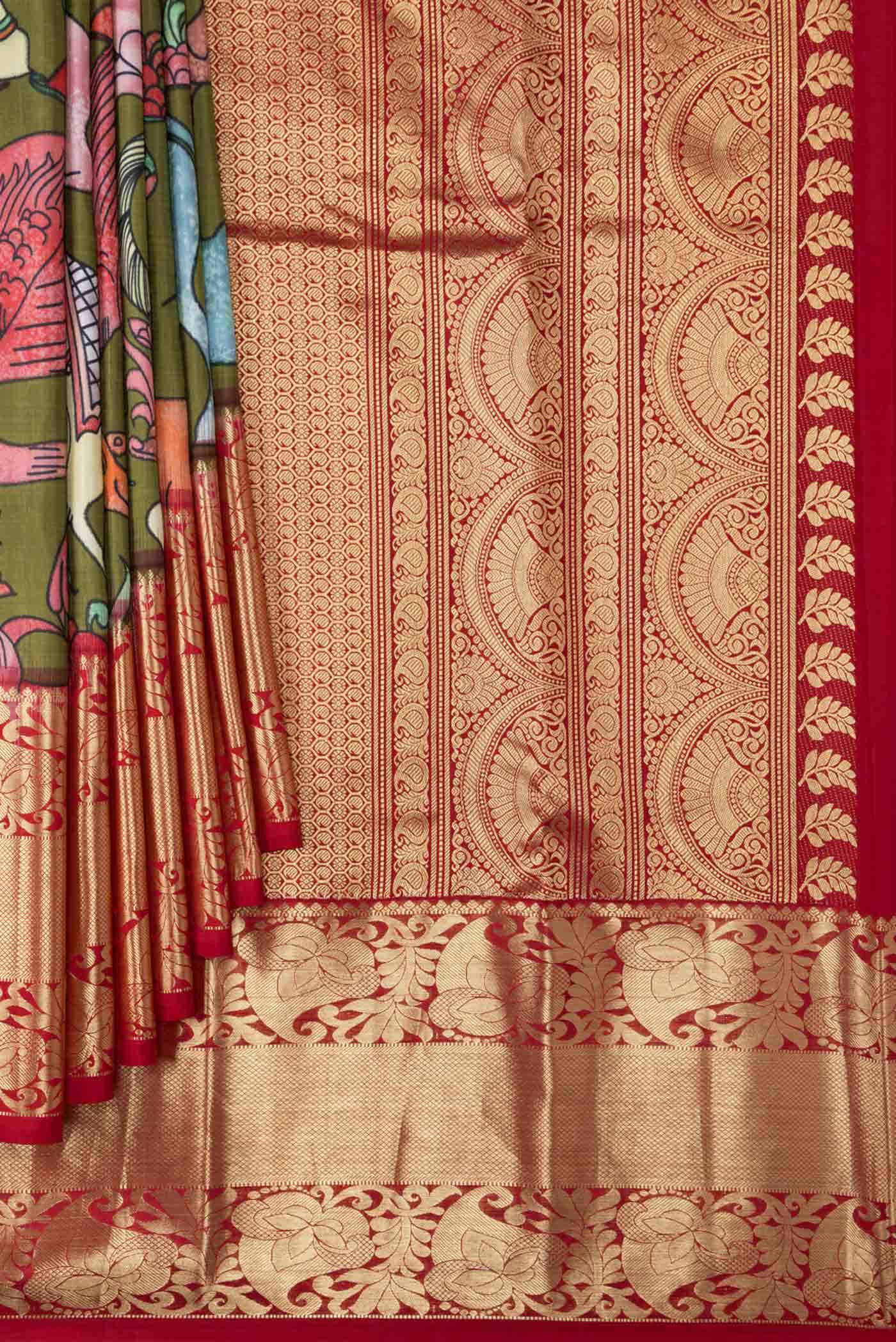 Green Kanchipuram Silk Saree