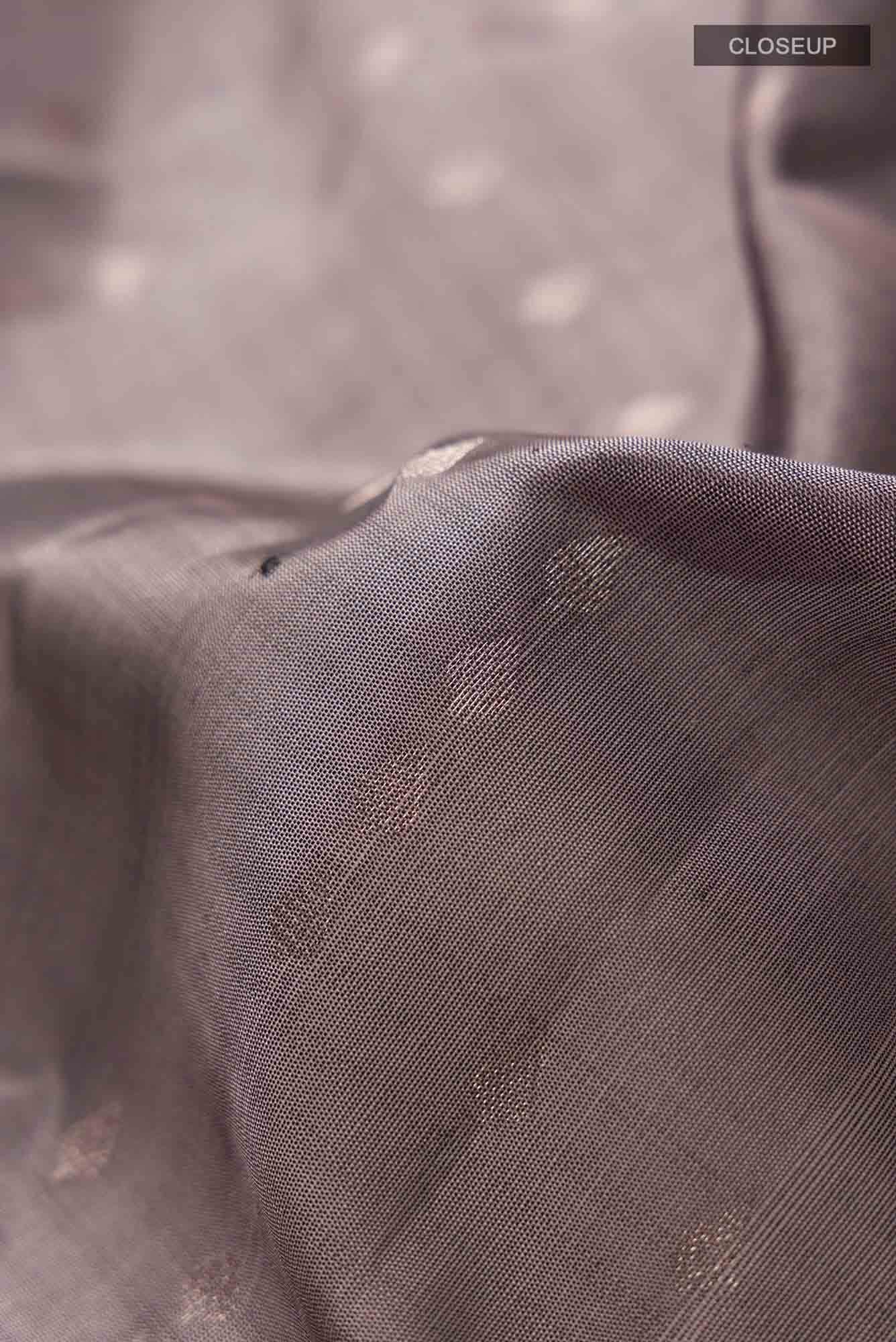 Grey Soft Silk Saree