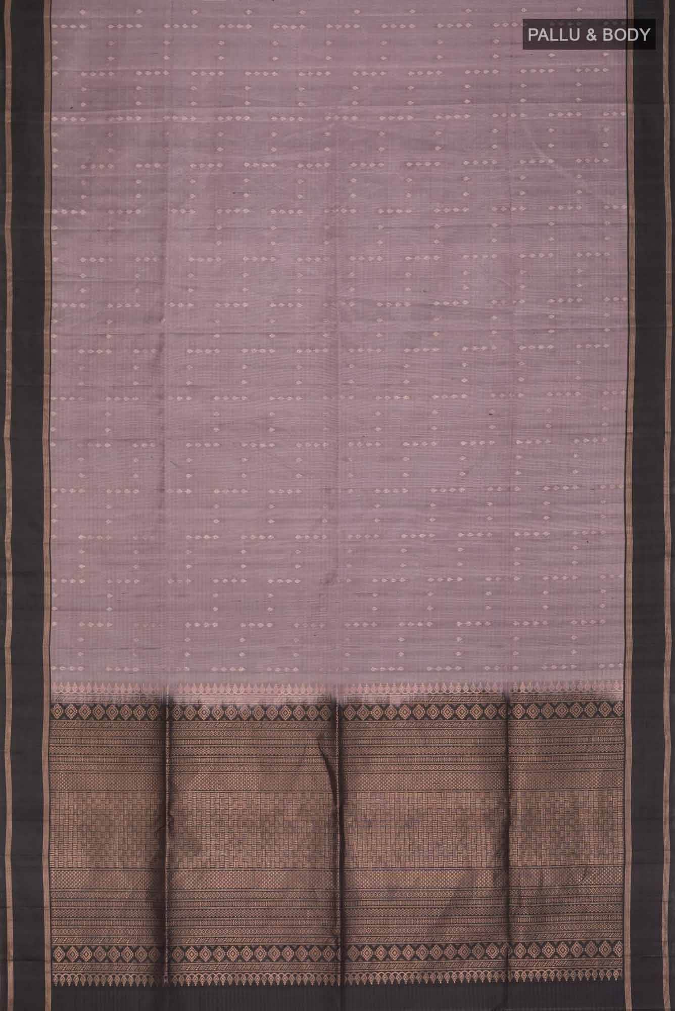 Grey Soft Silk Saree