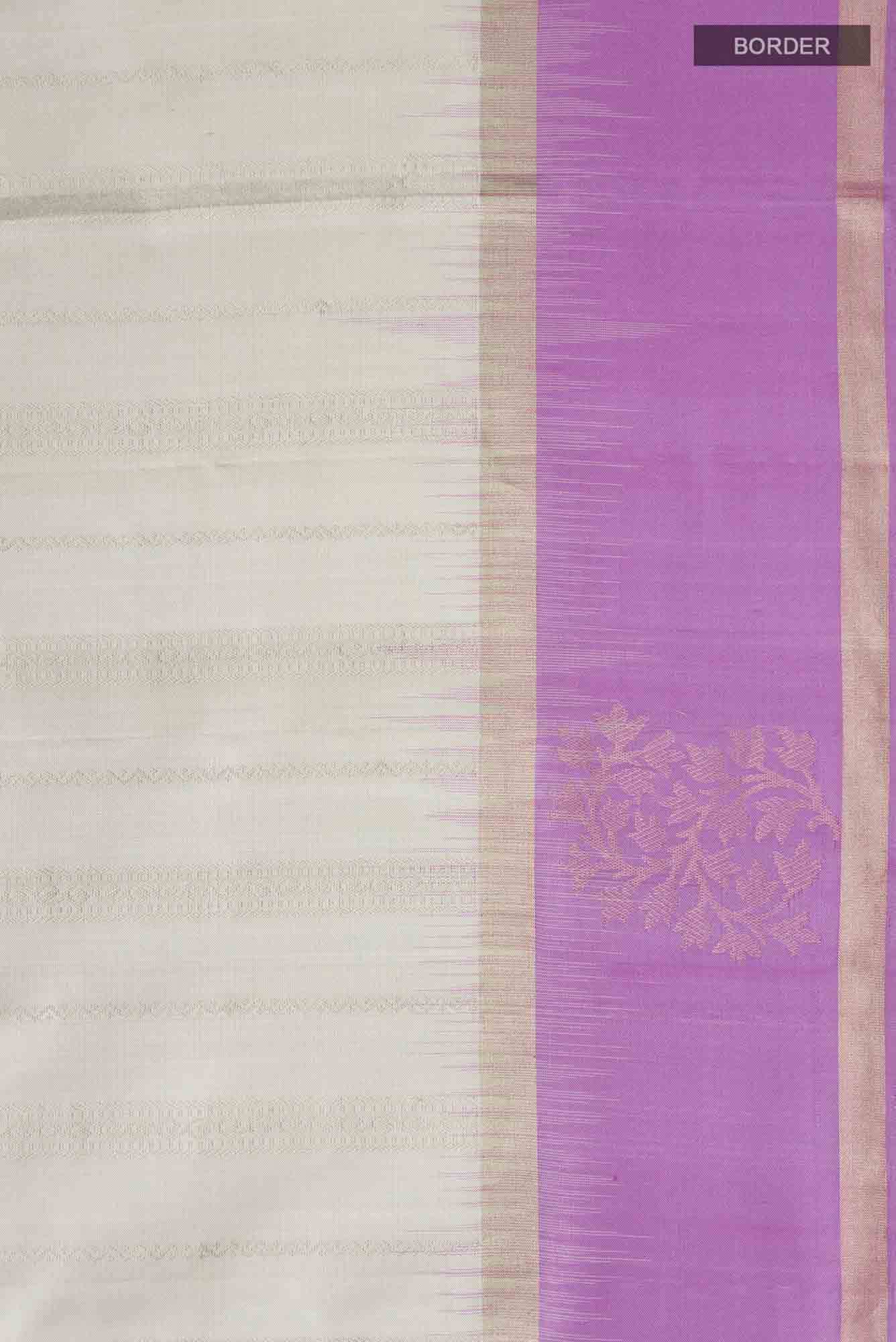Cream Soft Silk Saree