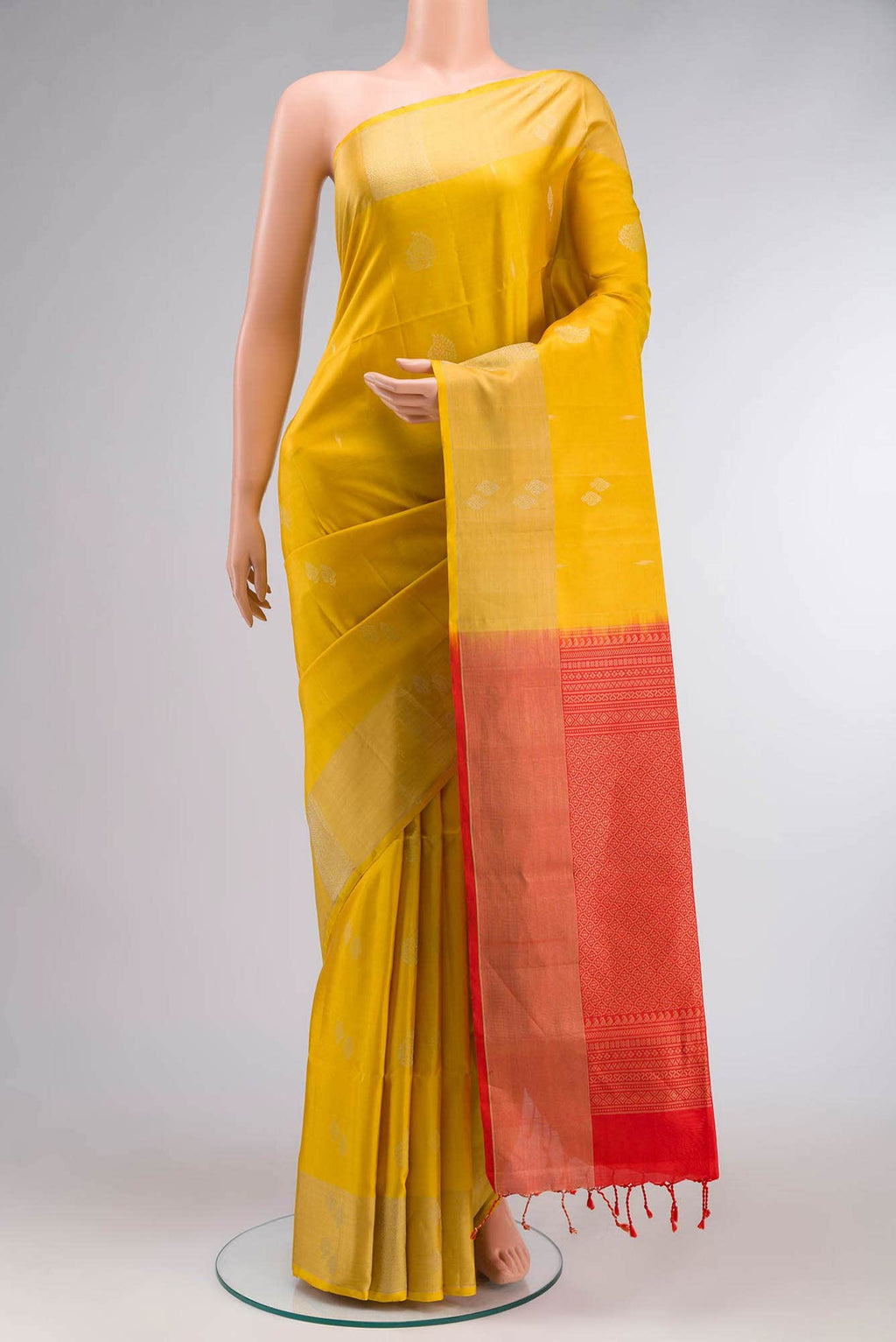 Yellow Soft Silk Saree
