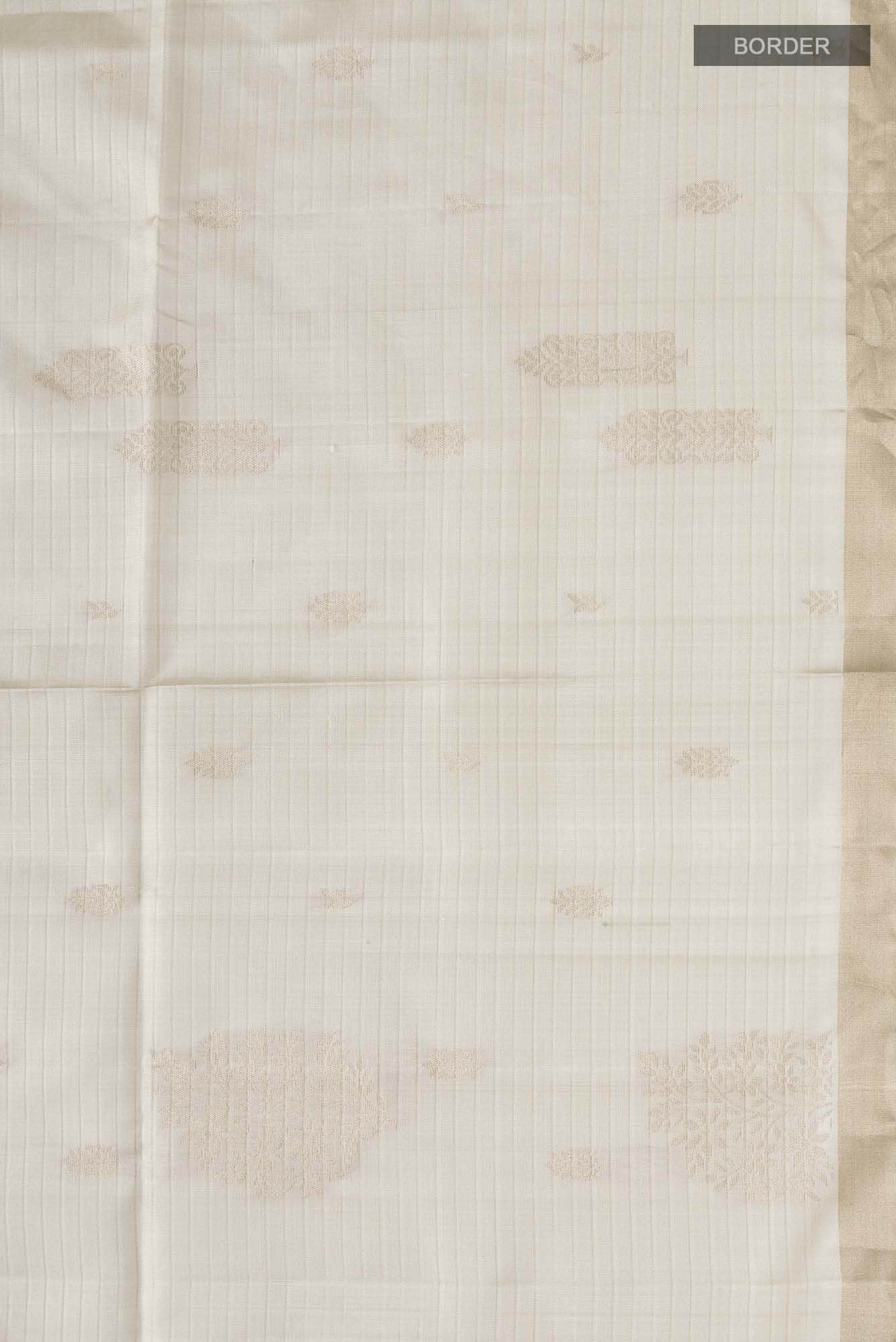 Cream Soft Silk Saree