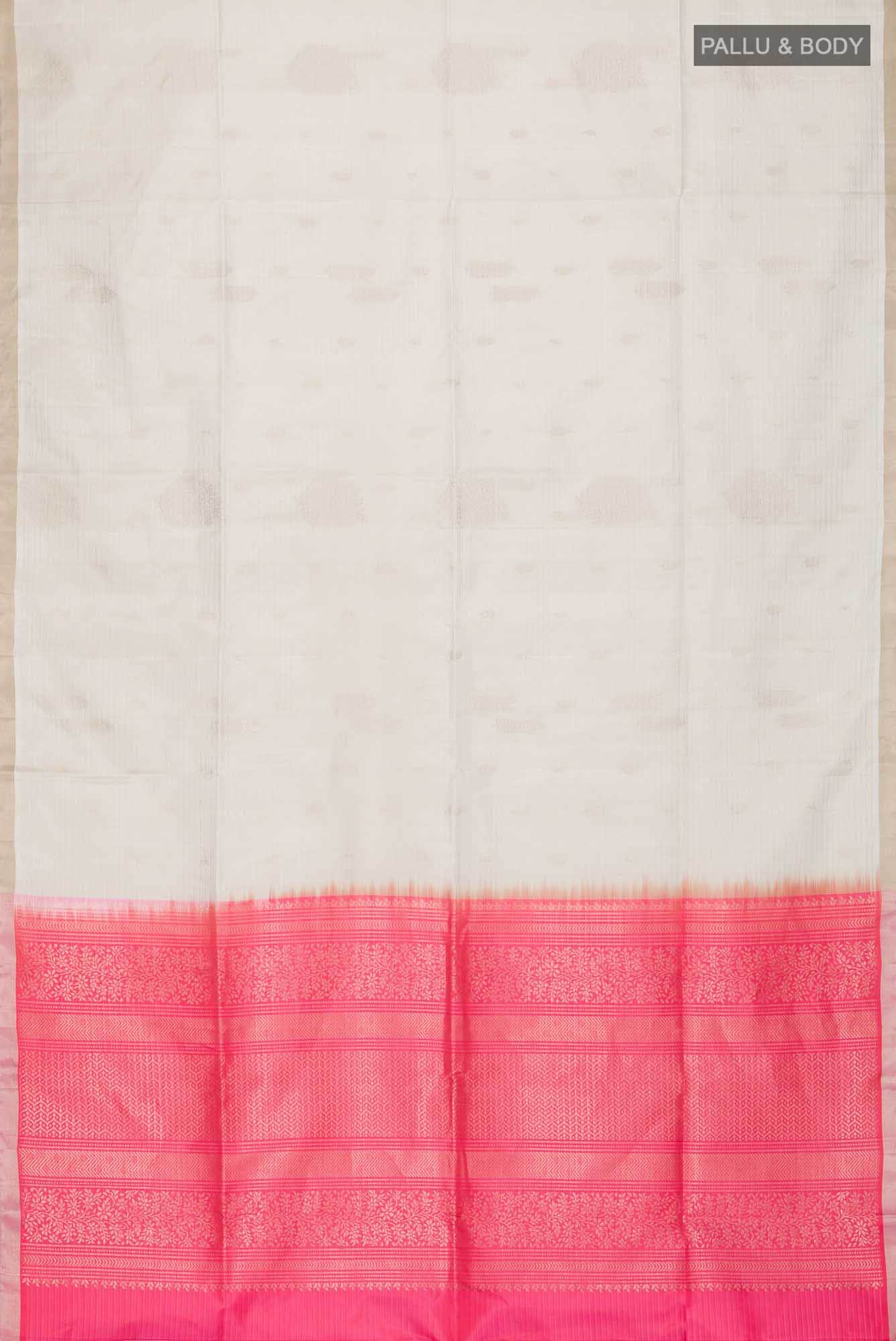 Cream Soft Silk Saree