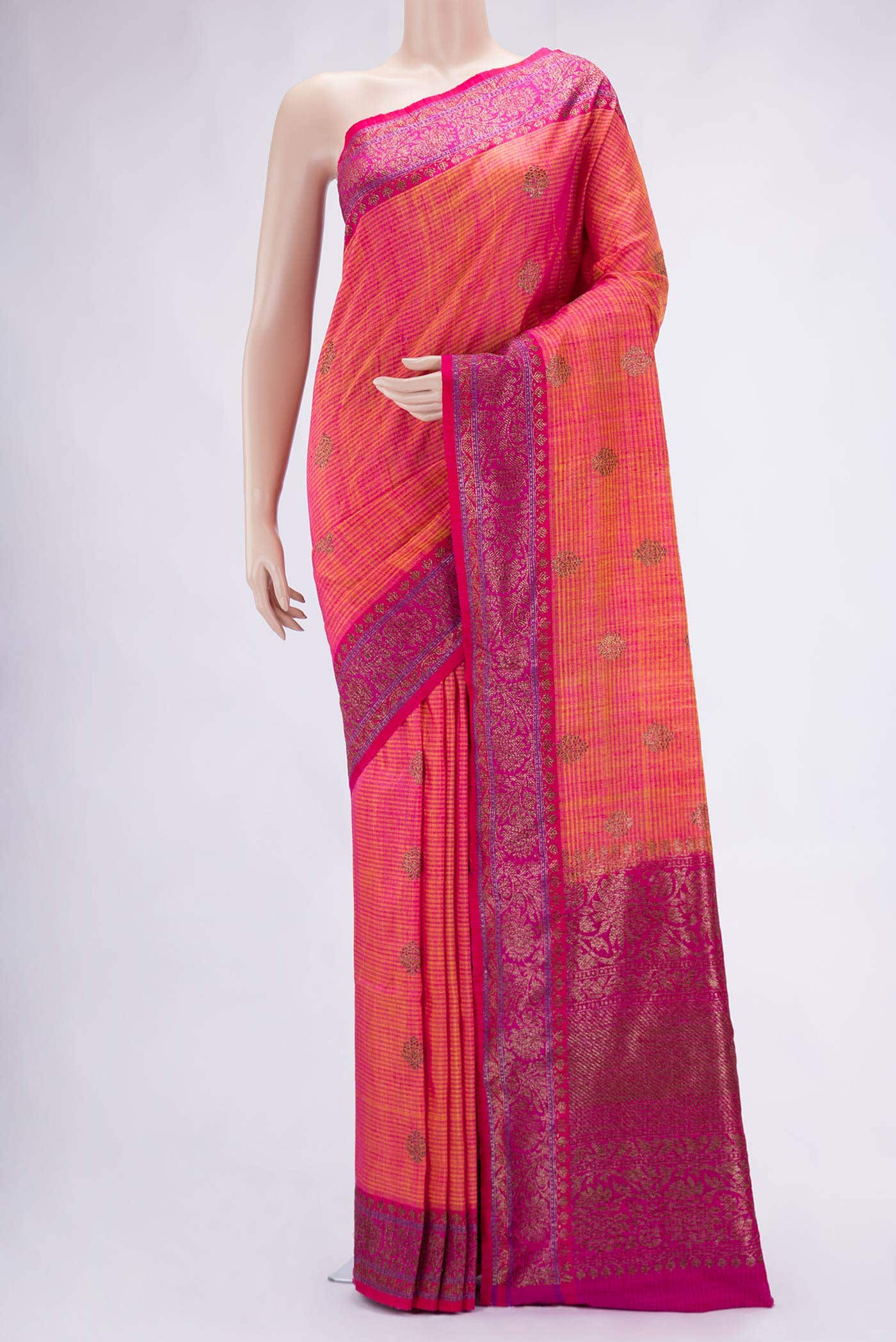 Multi Banarasi Silk Saree