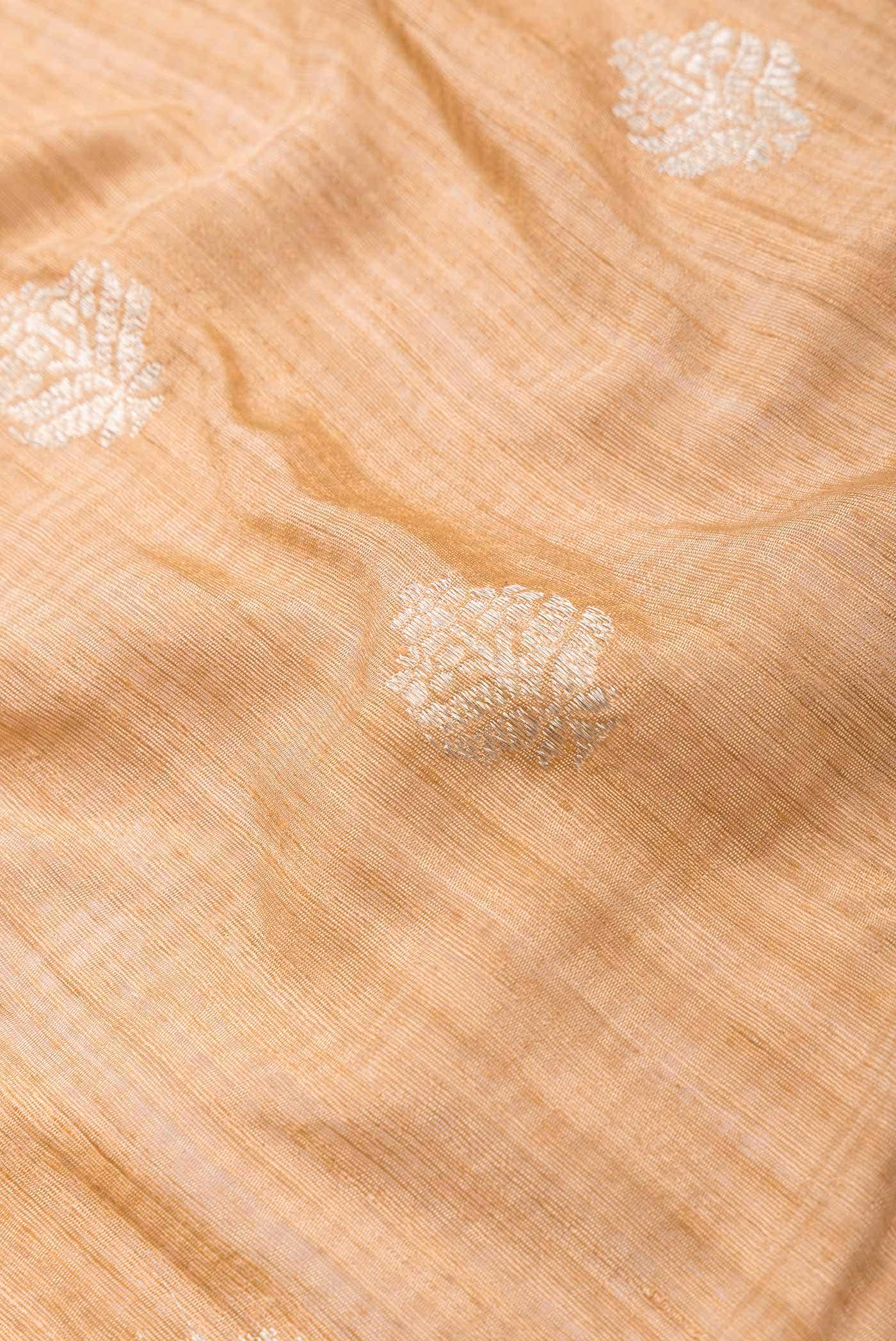 Sandal Banarasi Silk Saree