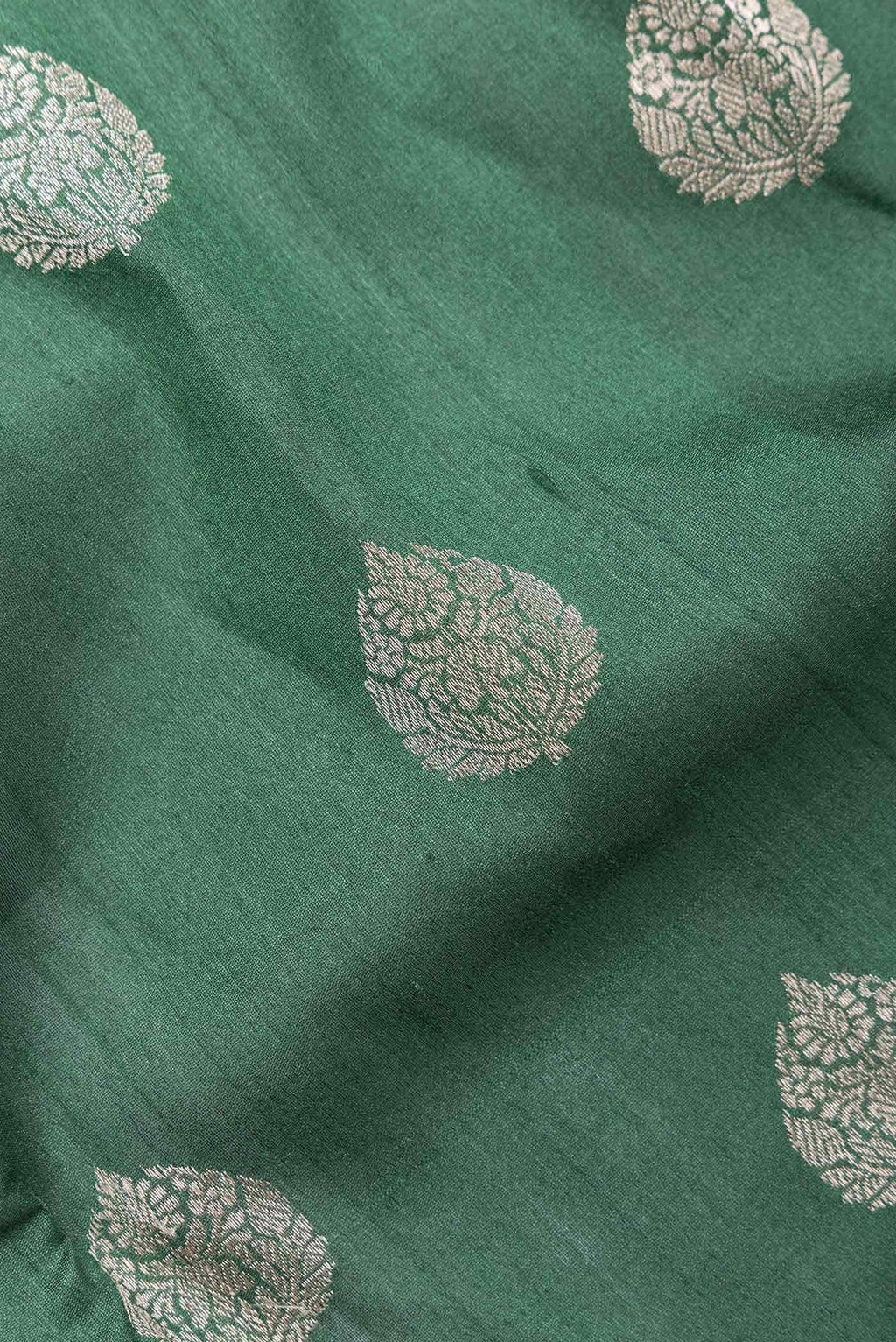 Green Dual Tone Banarasi Silk Saree