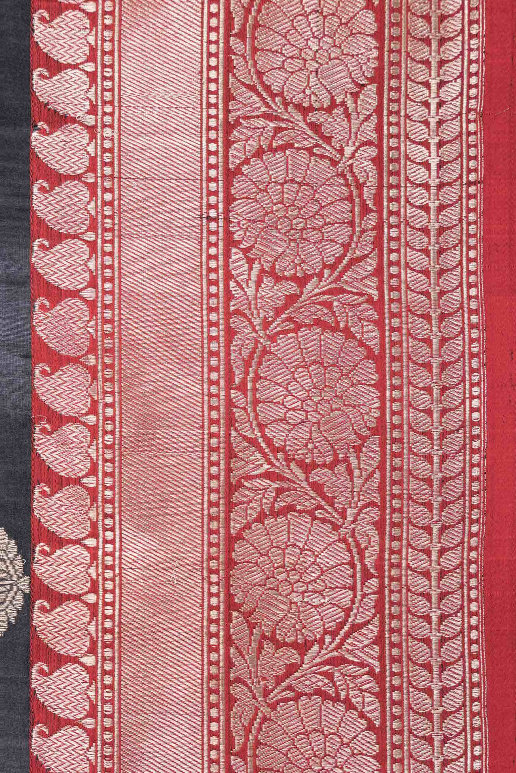 Black Banarasi Silk Saree