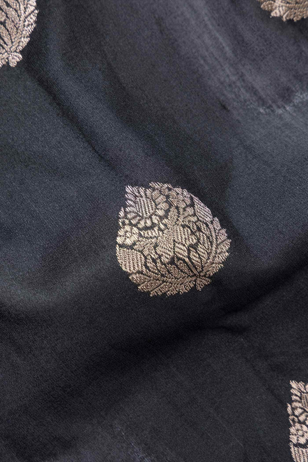 Black Banarasi Silk Saree
