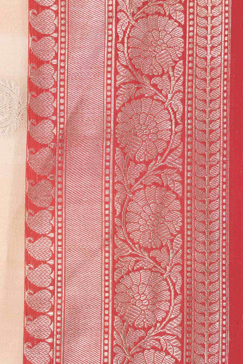 Sandal Dual Tone Banarasi Silk Saree