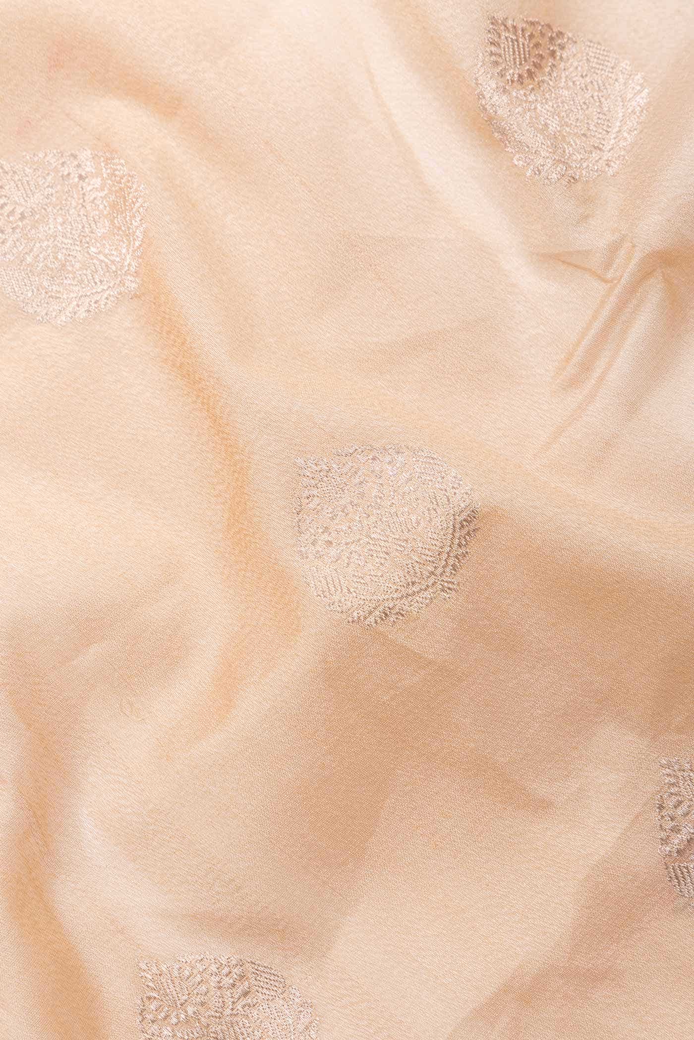 Sandal Dual Tone Banarasi Silk Saree