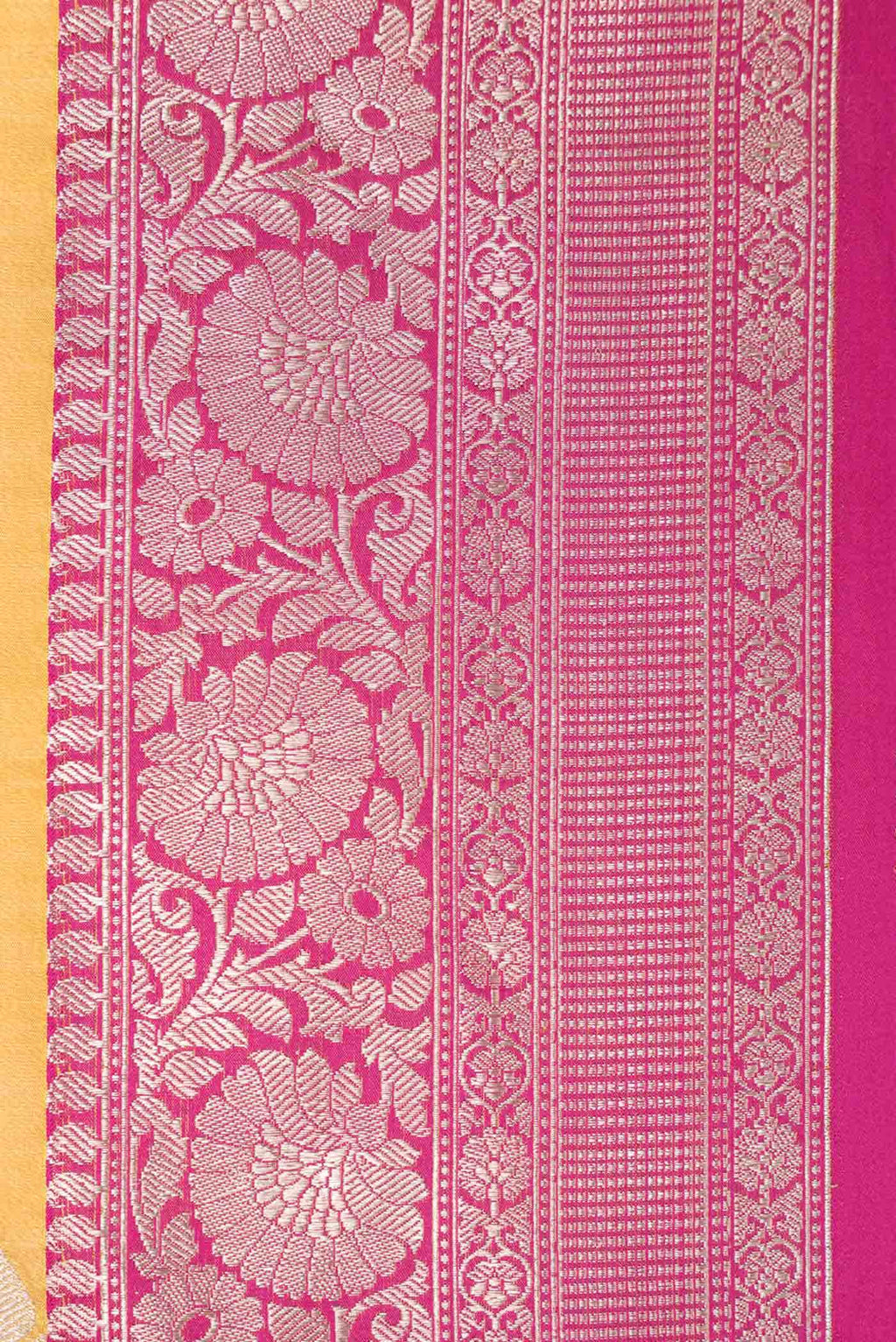 Mustard Dual Tone Banarasi Silk Saree