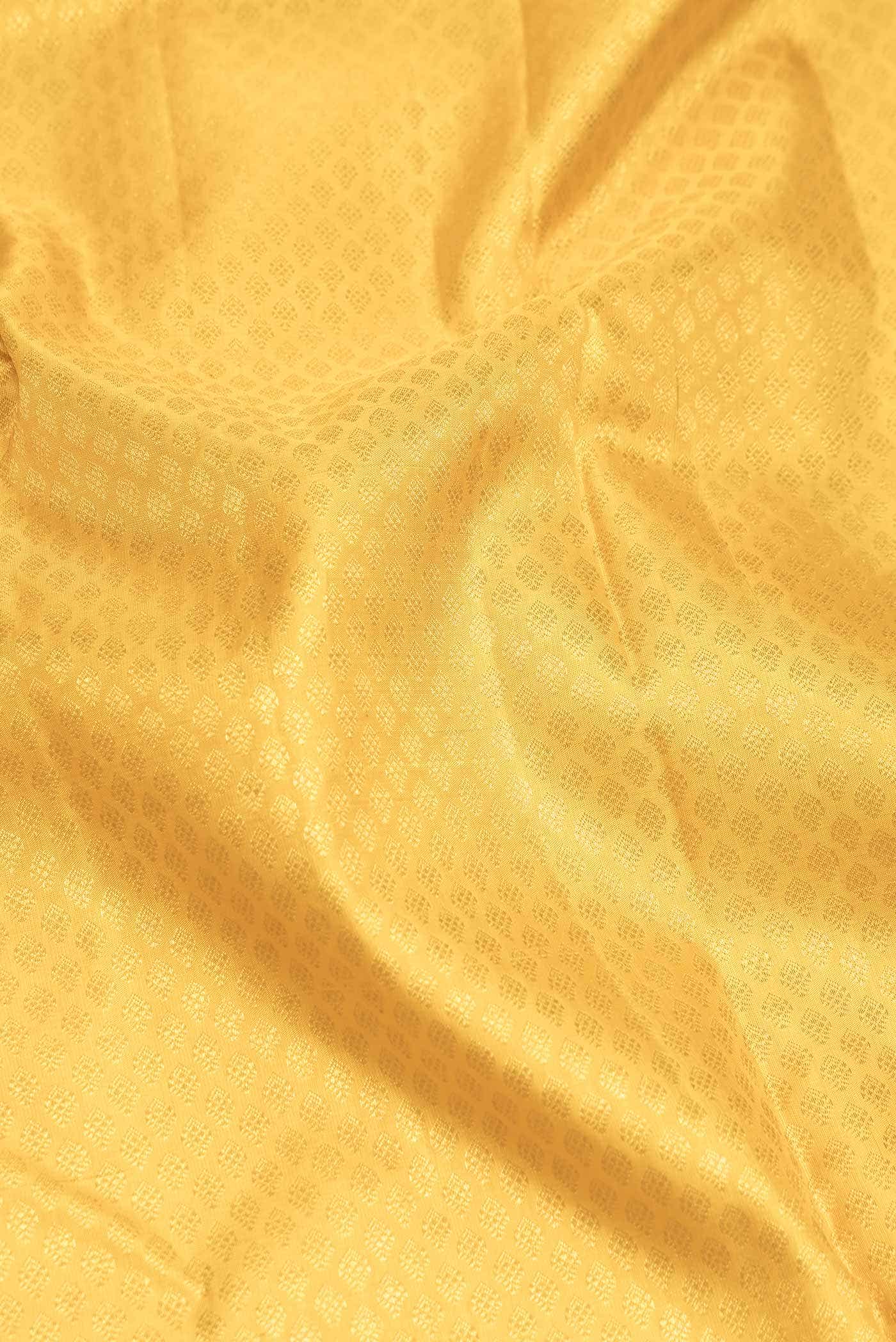 Yellow Dual Tone Kanchipuram Silk Saree