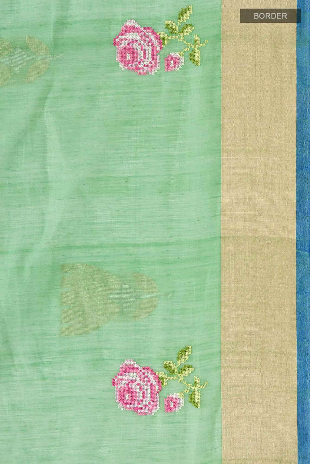 Green Silk Cotton Saree