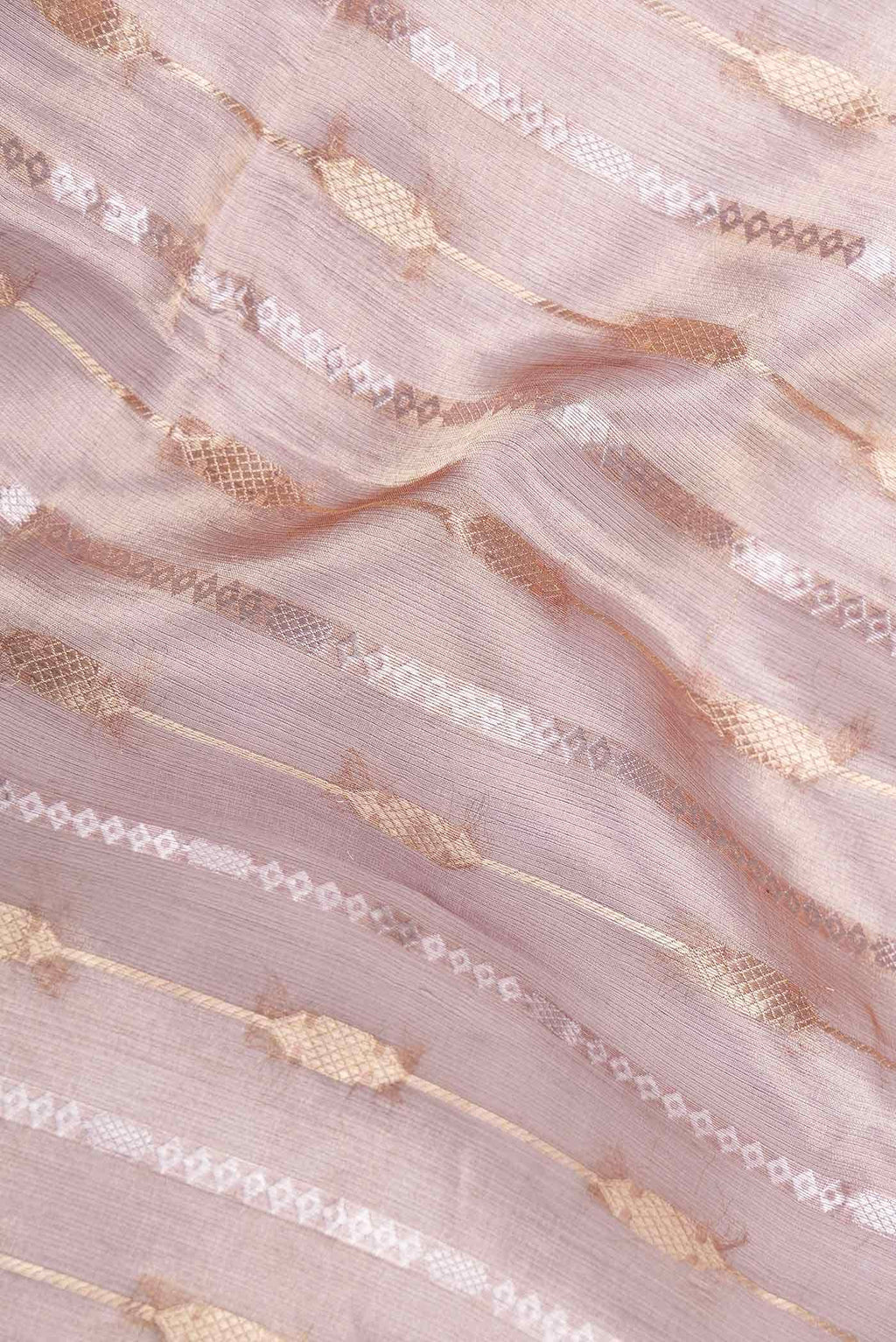 Maroon Dual Tone Organza Silk Saree