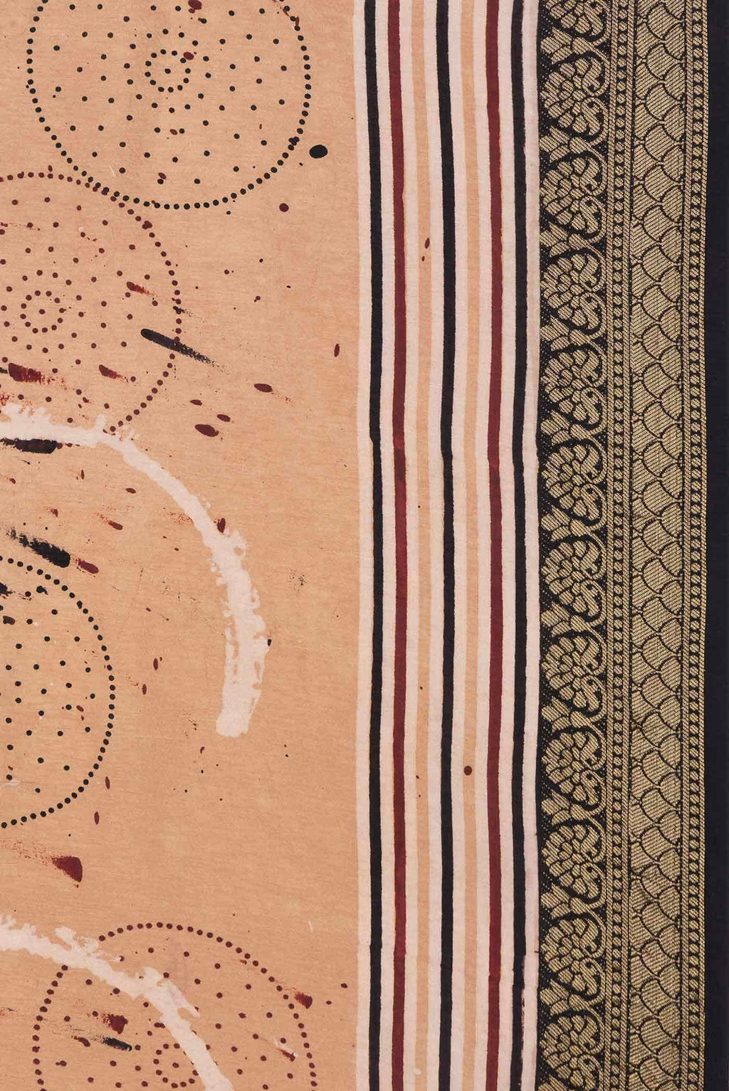 Beige Dual Tone Chanderi Silk Saree