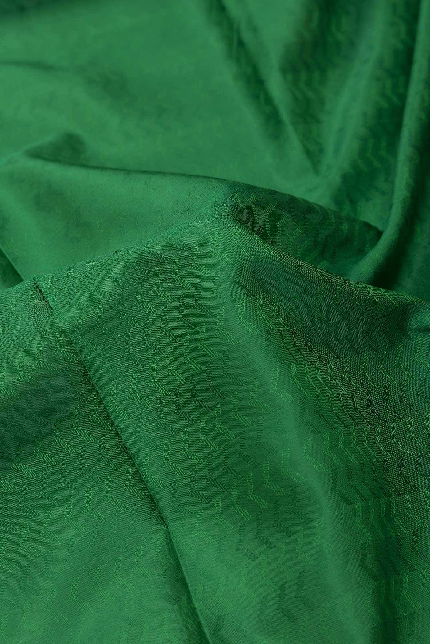 Green Dual Tone Kanchipuram Silk Saree