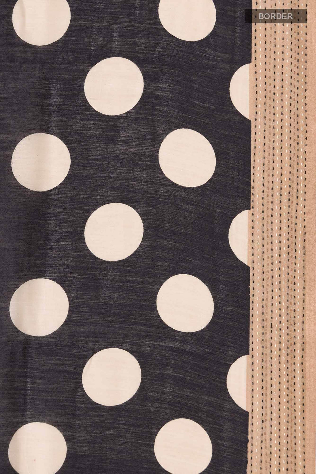 Black Bhagalpuri Tussar Silk Saree