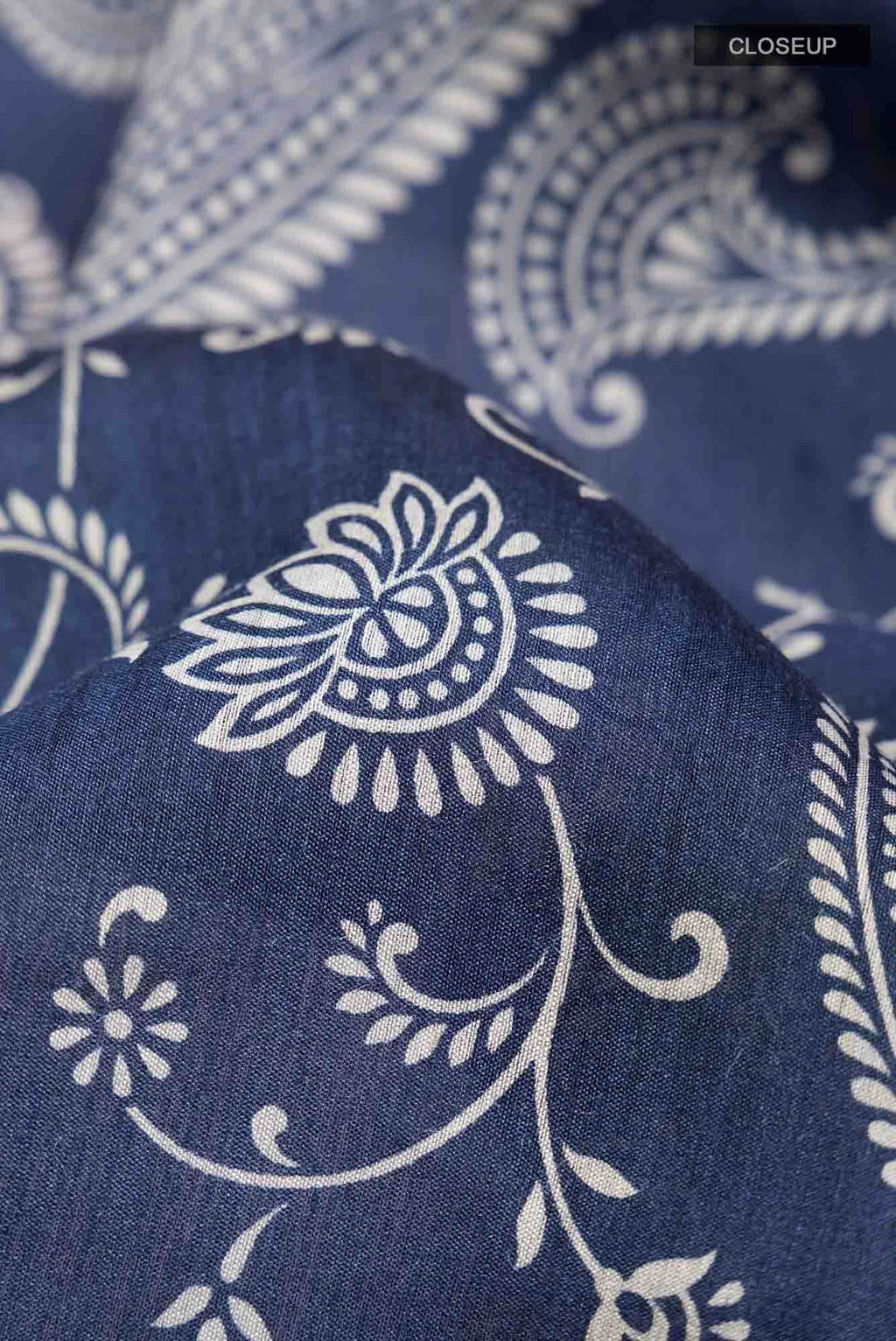 Blue Bhagalpuri Tussar Silk Saree