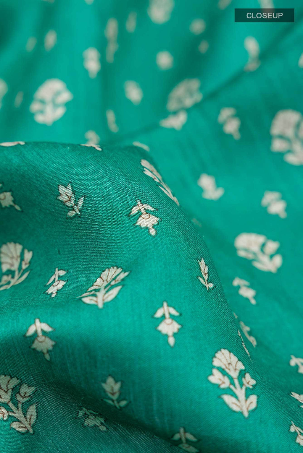 Green Bhagalpuri Tussar Silk Saree