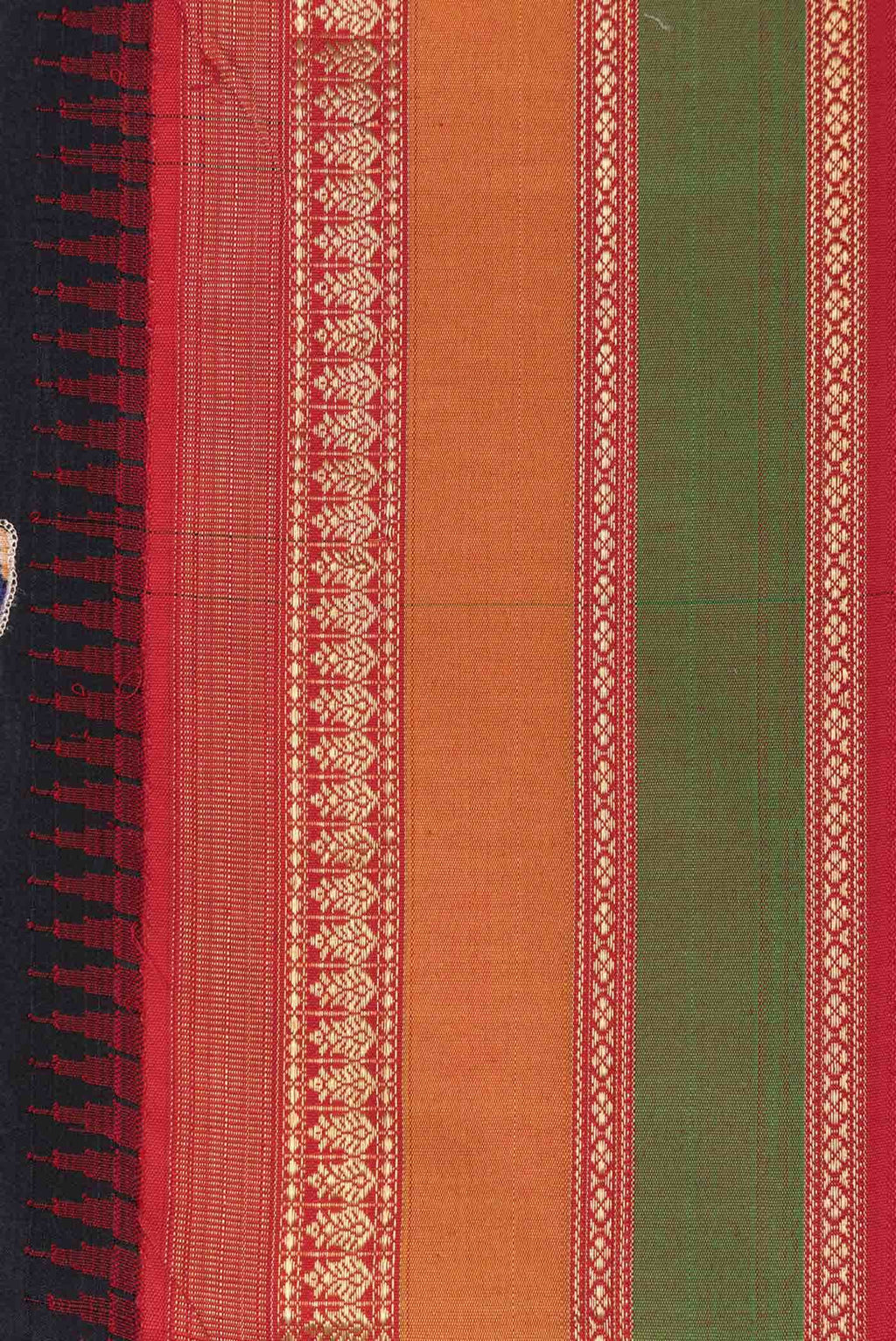 Black Kanchipuram Silk Saree