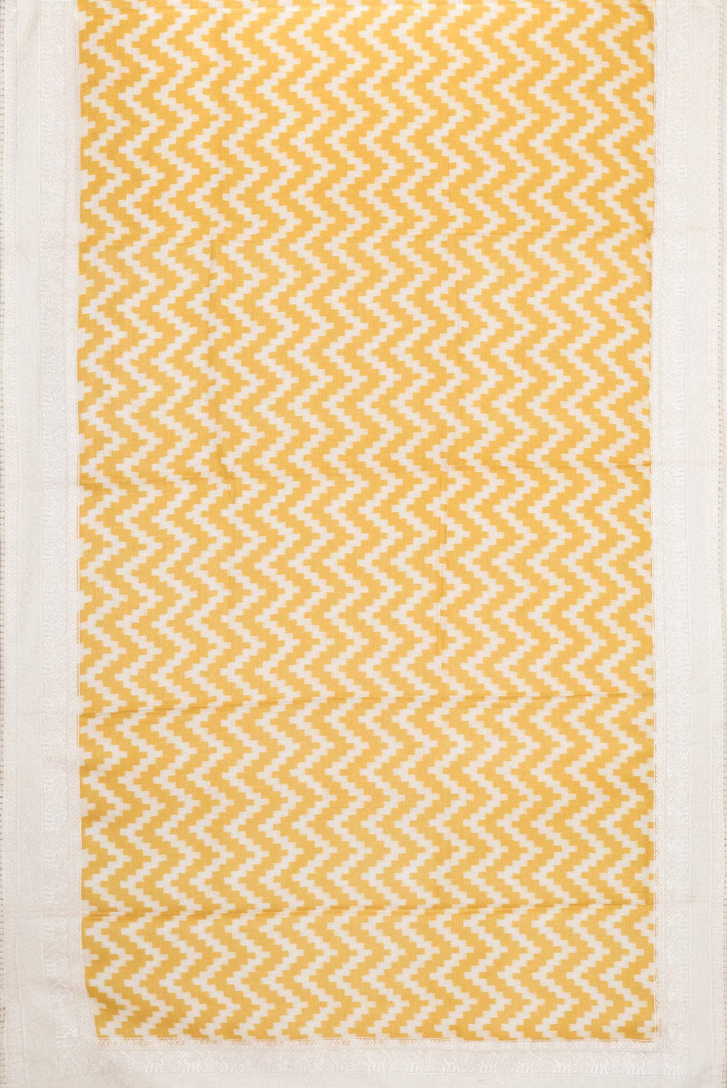 Mustard Tussar Silk Saree