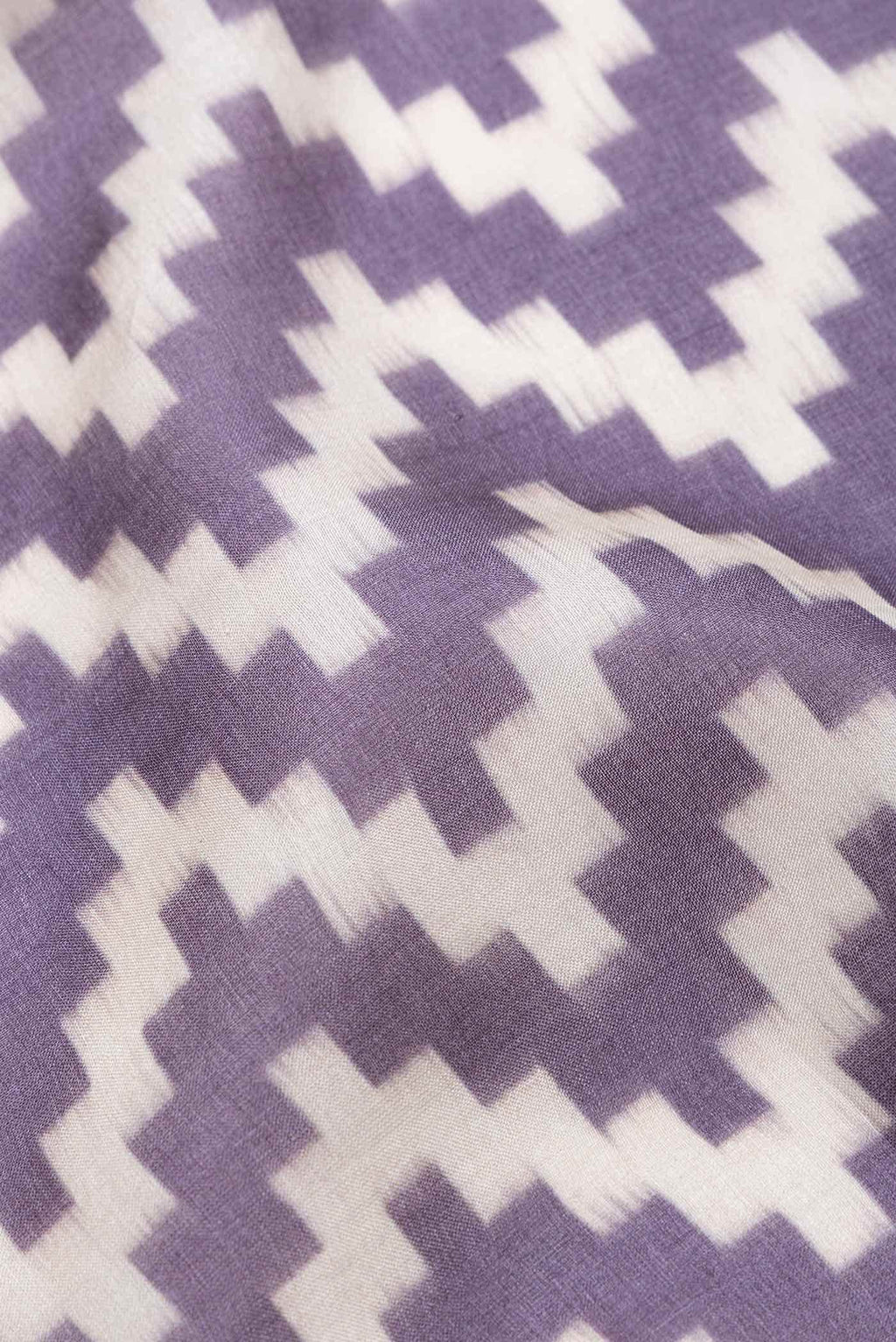 Lavender Tussar Silk Saree
