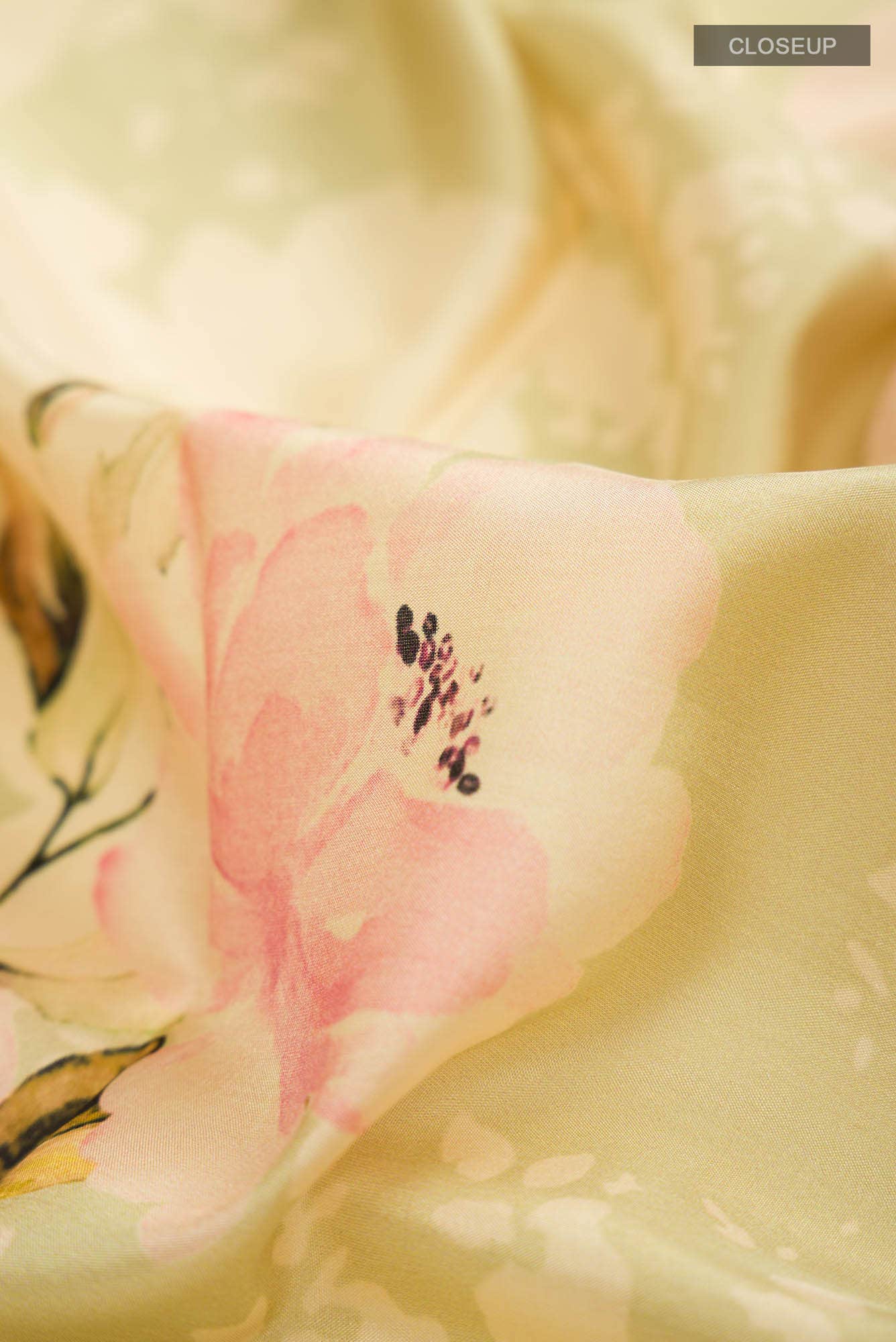 Sandal Printed Silk Saree