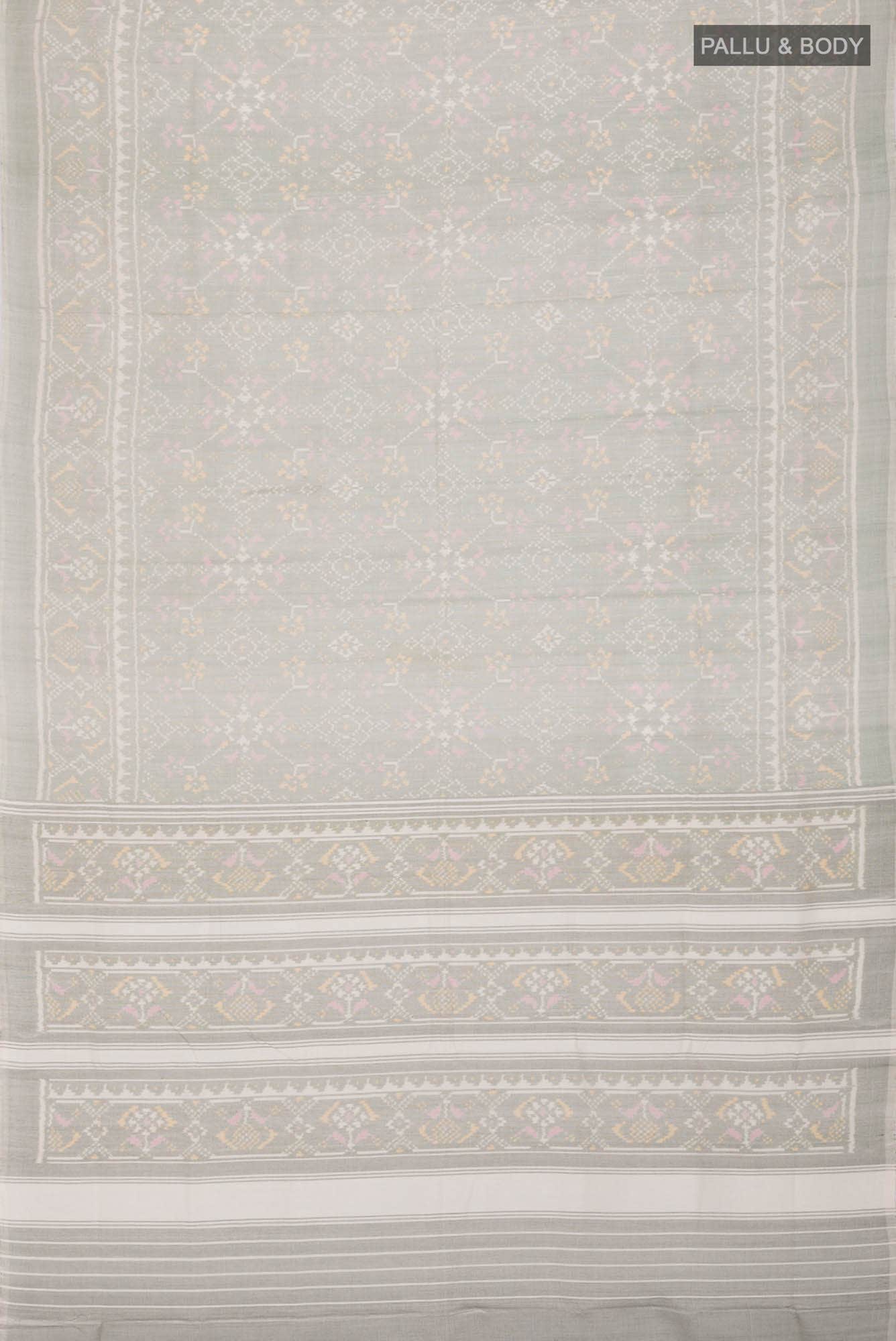 Green Rajkot Patola Silk Saree