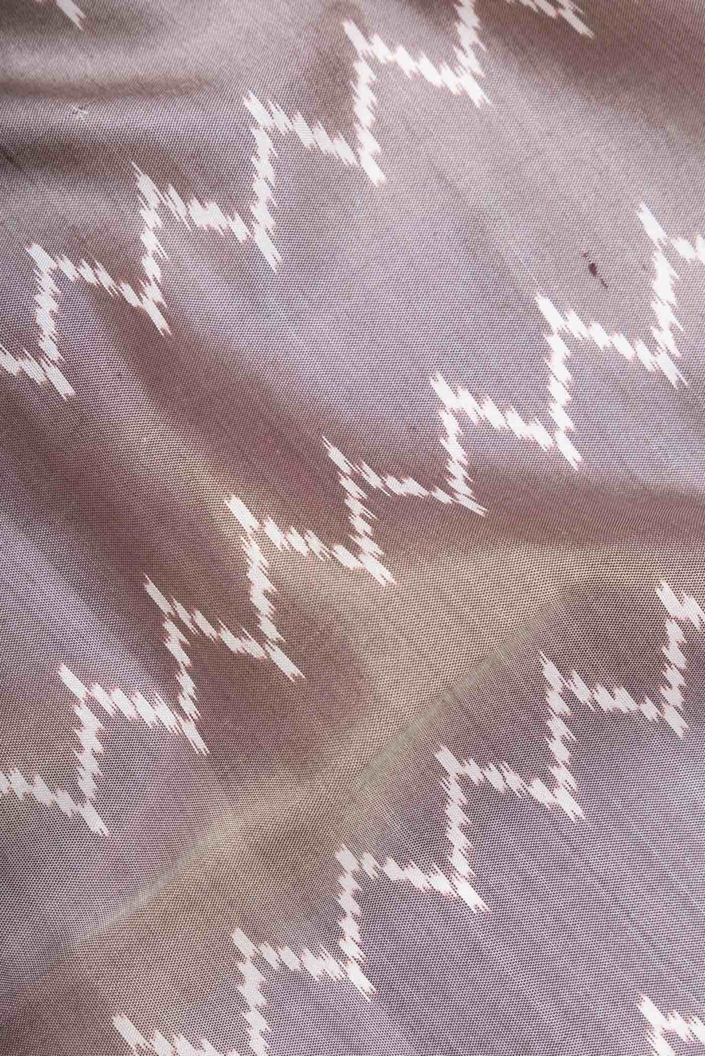 Grey Rajkot Patola Silk Saree