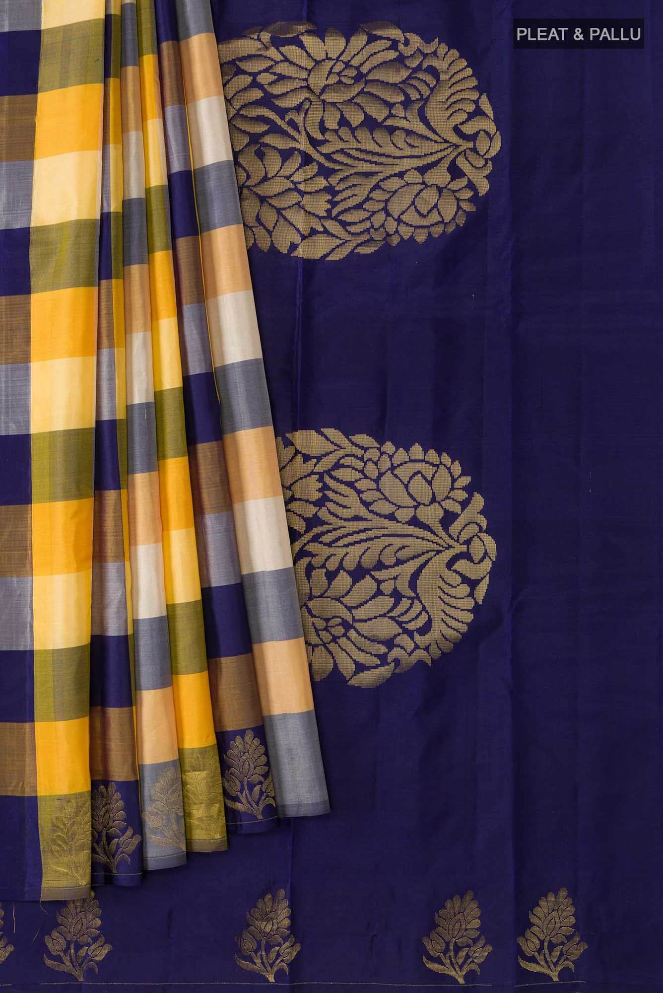 Multi Kanchipuram Silk Saree